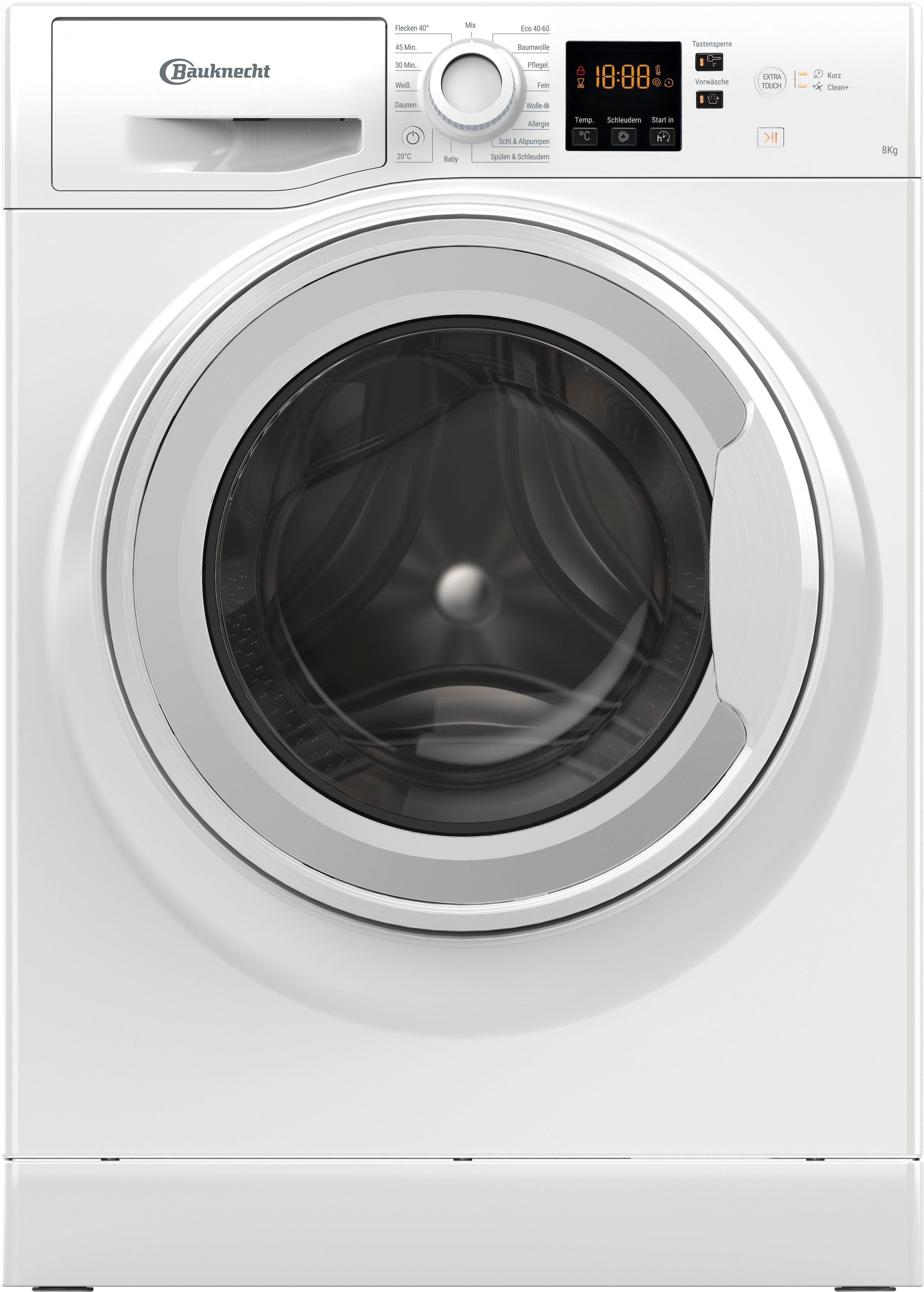 BAUKNECHT Waschmaschine »WAM 814 A«, WAM 814 A, 8 kg, 1400 U/min, Digital Motion-Technologie