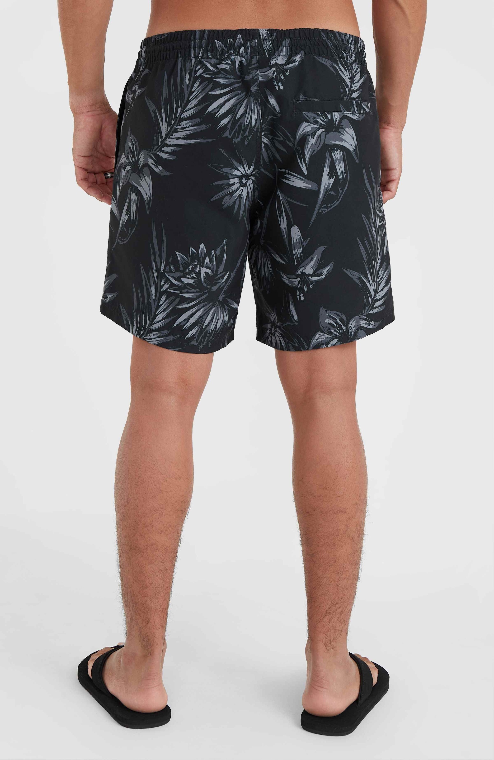 O'Neill Badeshorts »MIX & MATCH CALI FLORAL 16'' SWIM SHORTS« mit Logodruck, mit Kordel, pflegeleicht, aus Polyester