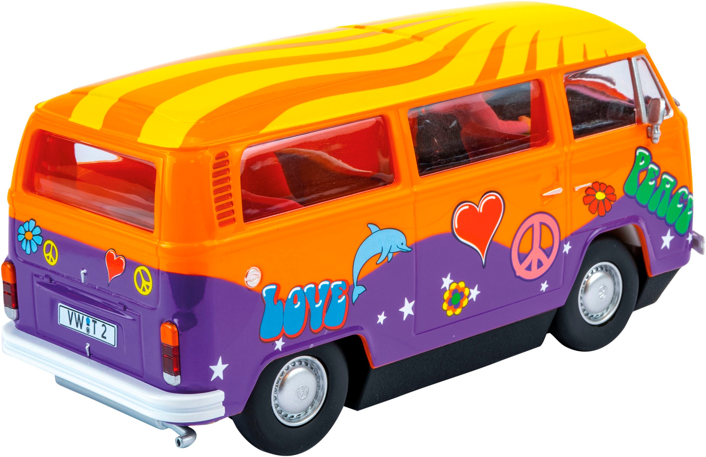Carrera® Rennbahn-Auto »VW Bus T2b "Peace and Love"« mit Lichteffekt