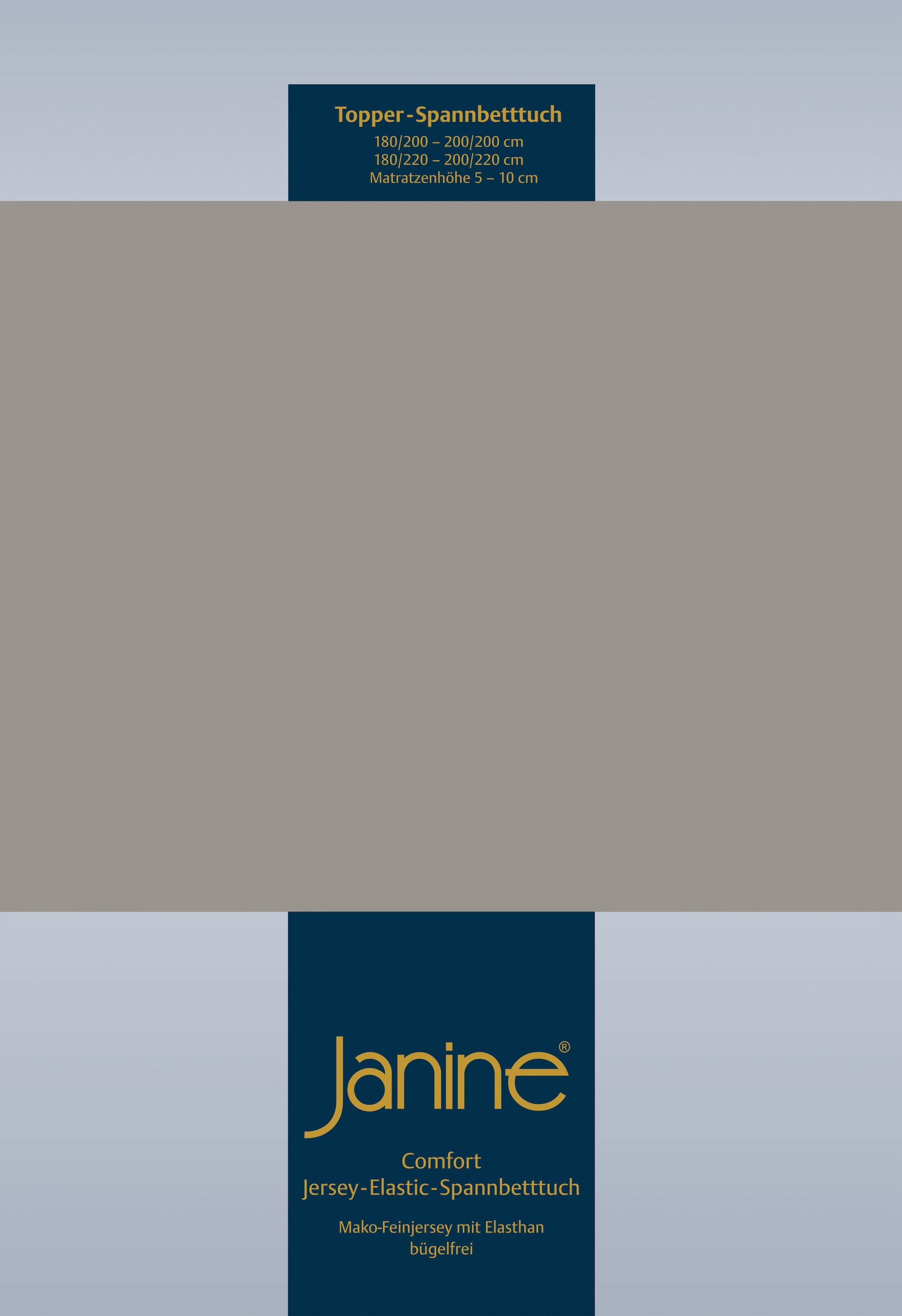Janine Spannbettlaken »TOPPER 5001« mit Rundumgummizug