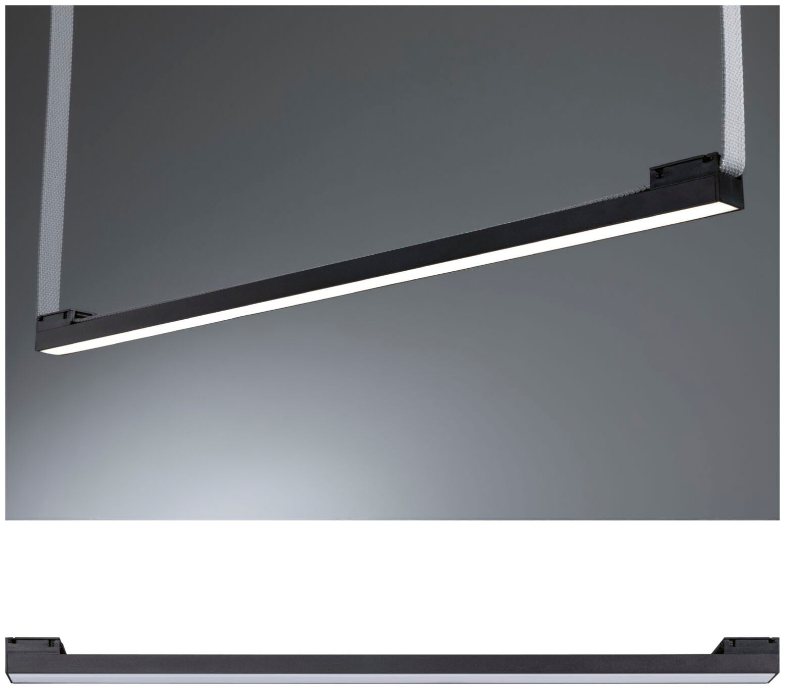 Paulmann Hängeleuchte »ULine Spot Lightbar 650x29mm 18,5W Schwarz«, 1 flammig