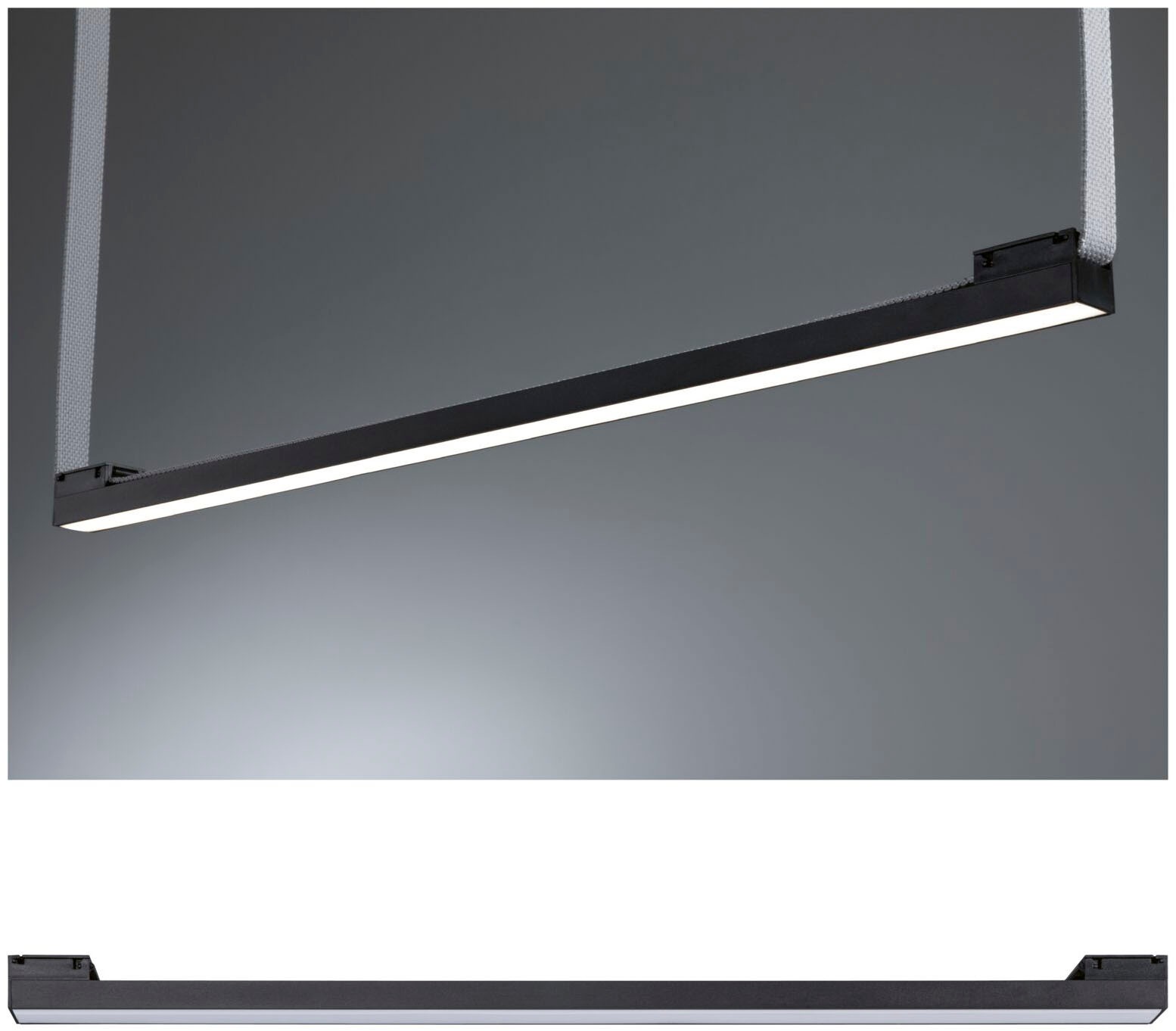 Paulmann Hängeleuchte »ULine Spot Lightbar 650x29mm 18,5W Schwarz«, 1 flamm günstig online kaufen