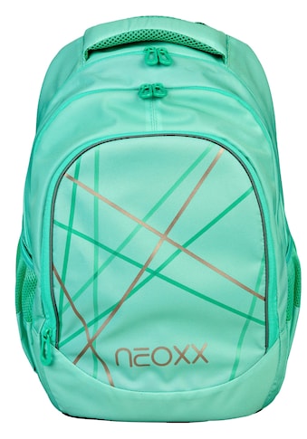 neoxx Schulrucksack »Fly, Mint to be«, Reflektionsnaht, aus recycelten PET-Flaschen kaufen