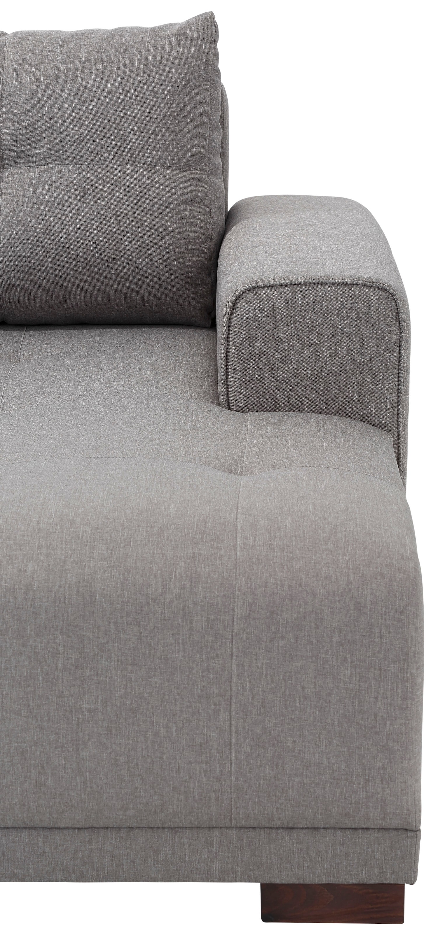 Home affaire Ecksofa »Viborg L-Form«, mit Regal in der Armlehne, wahlweise mit Bettfunktion