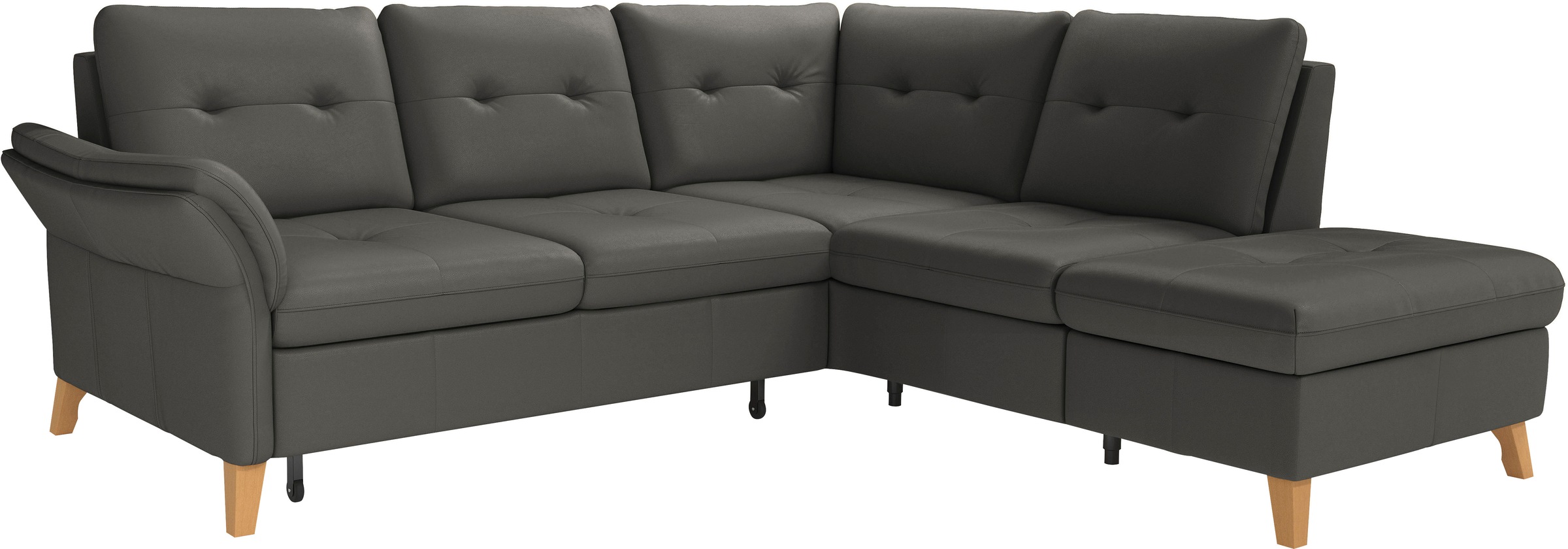 sit&more Ecksofa »Göteborg«, inkl. Sitztiefenverstellung, wahlweise mit Bettfunktion & Bettkasten