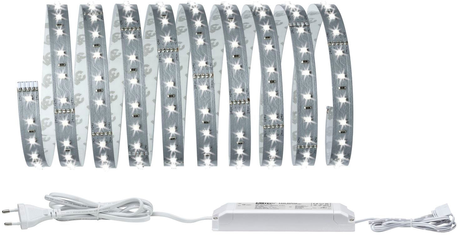 Paulmann LED-Streifen »MaxLED 500 Basisset 3m Tageslichtweiß 18W 1650lm 6500K unbeschichtet«, 1 St.-flammig