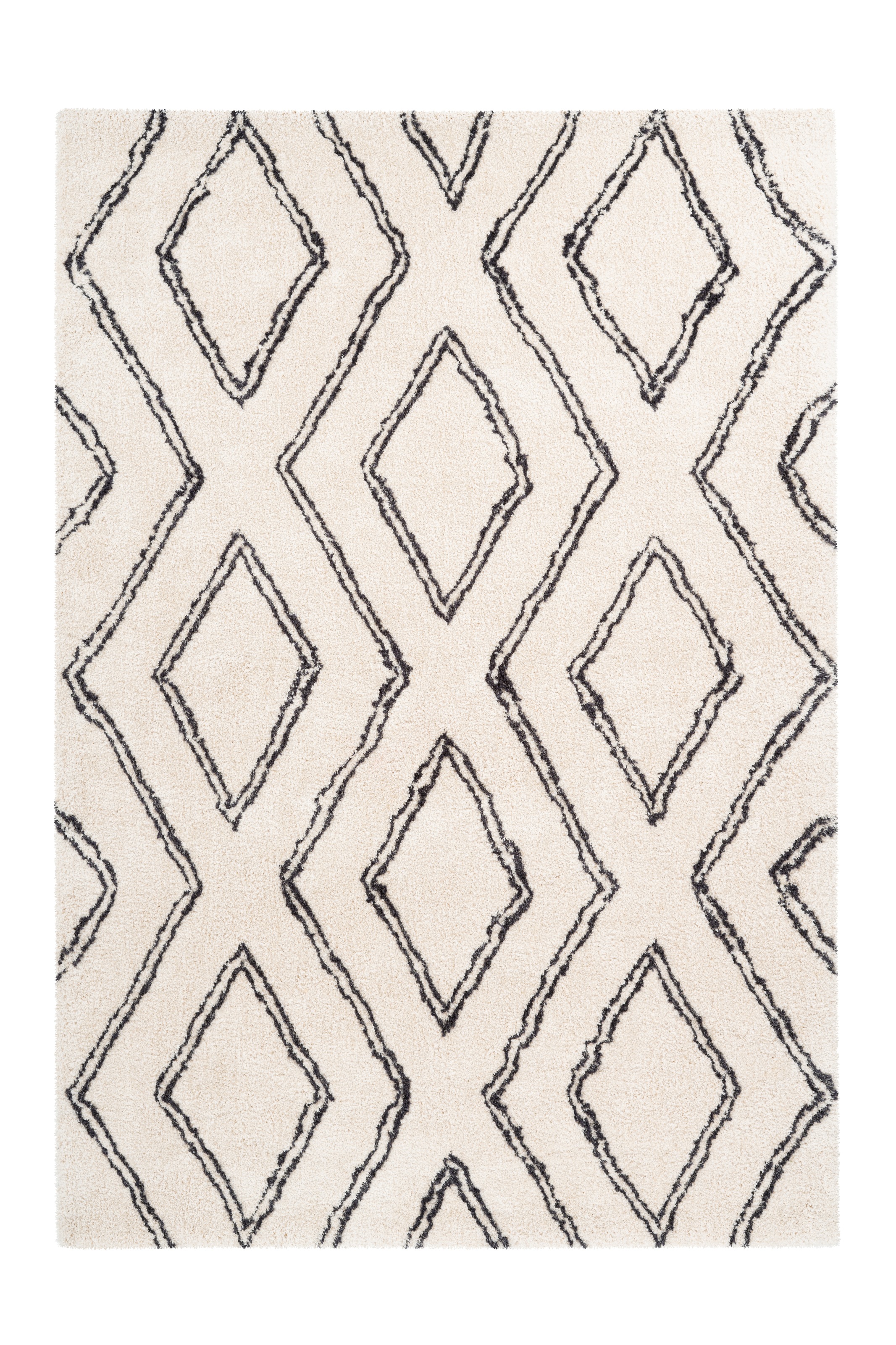 me gusta Teppich »Orlando 225« rechteckig 27 mm Höhe Weicher Hochflorteppich, dezent gestaltet ,Fußbodenheizung geeignet