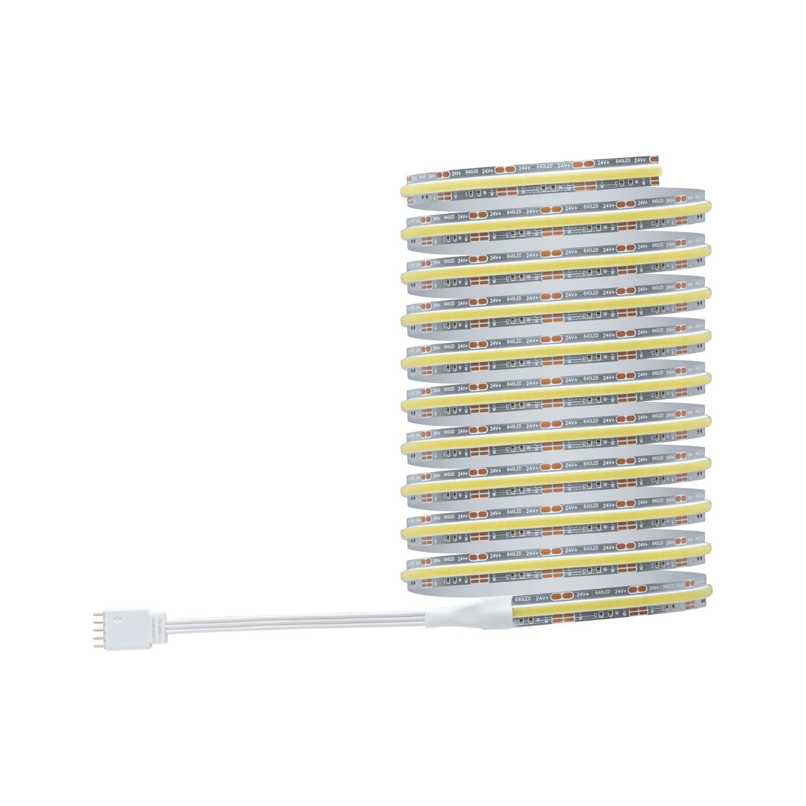 Paulmann LED-Streifen »MaxLED 500 Basis Set 3m 15W 230/24V silber Kunststoff«, 1 St.-flammig, Full-Line COB 2700-6500K TunableWhite