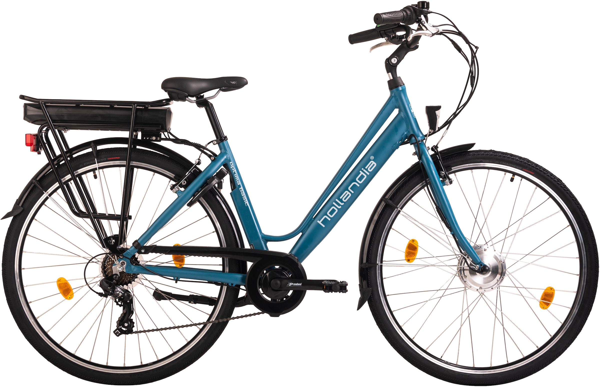 Hollandia E-Bike »Optima Basic«, 7 Gang, Shimano, Tourney, Frontmotor 250 W, Pedelec, Elektrofahrrad für Damen u. Herren