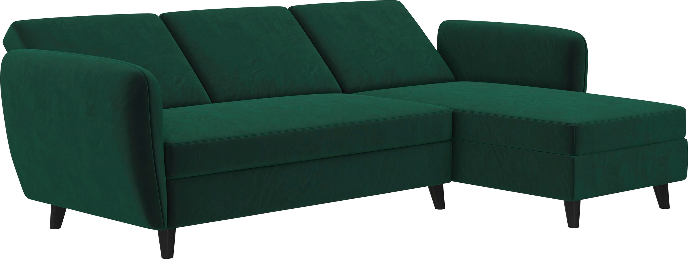 Dorel Home Ecksofa »Perry, L-Form,«, Rückenlehne, verschiedene Farbvarianten, Sitzhöhe 43 cm, Breite 219 cm