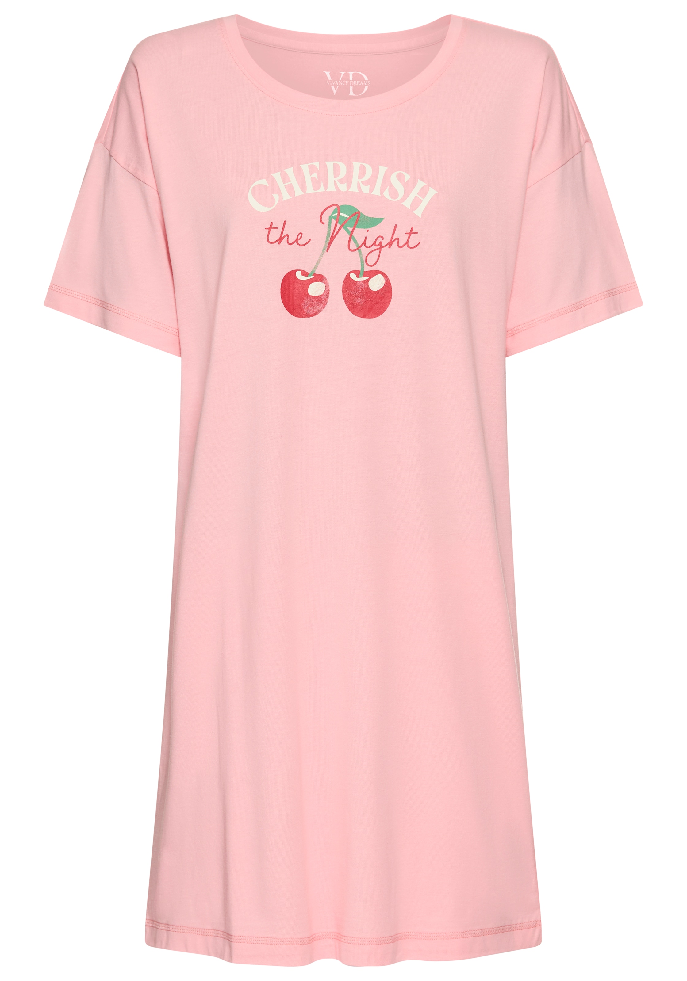 Vivance Dreams Sleepshirt mit süßem Früchtedruck