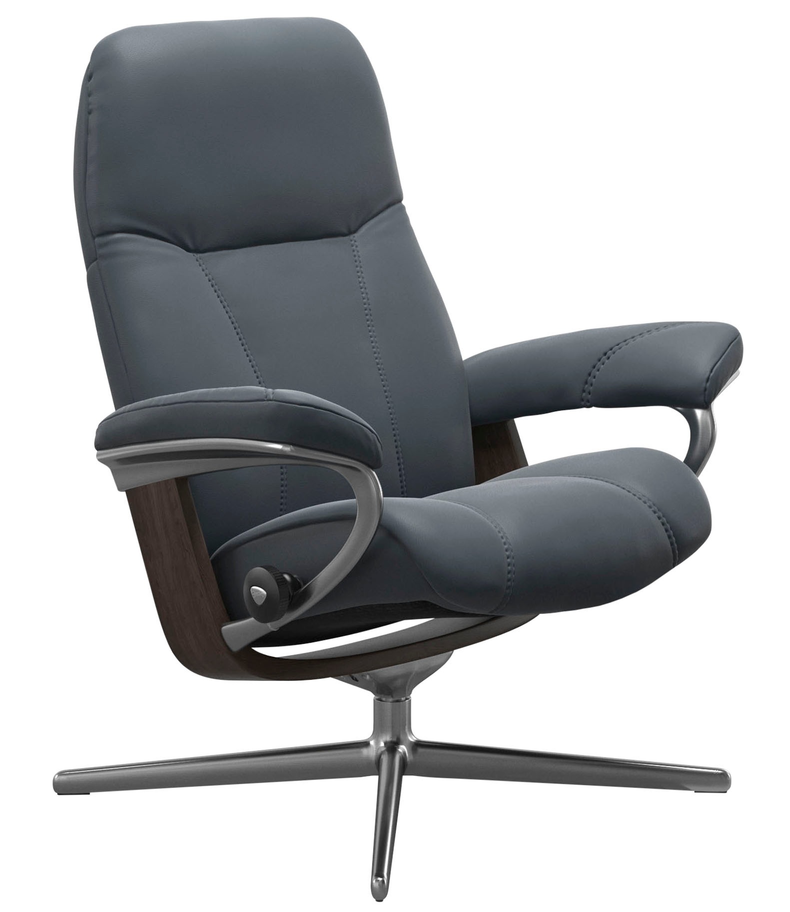 Stressless® Relaxsessel »Consul«, mit Cross Base, Größe S, M & L, Holzakzent Wenge