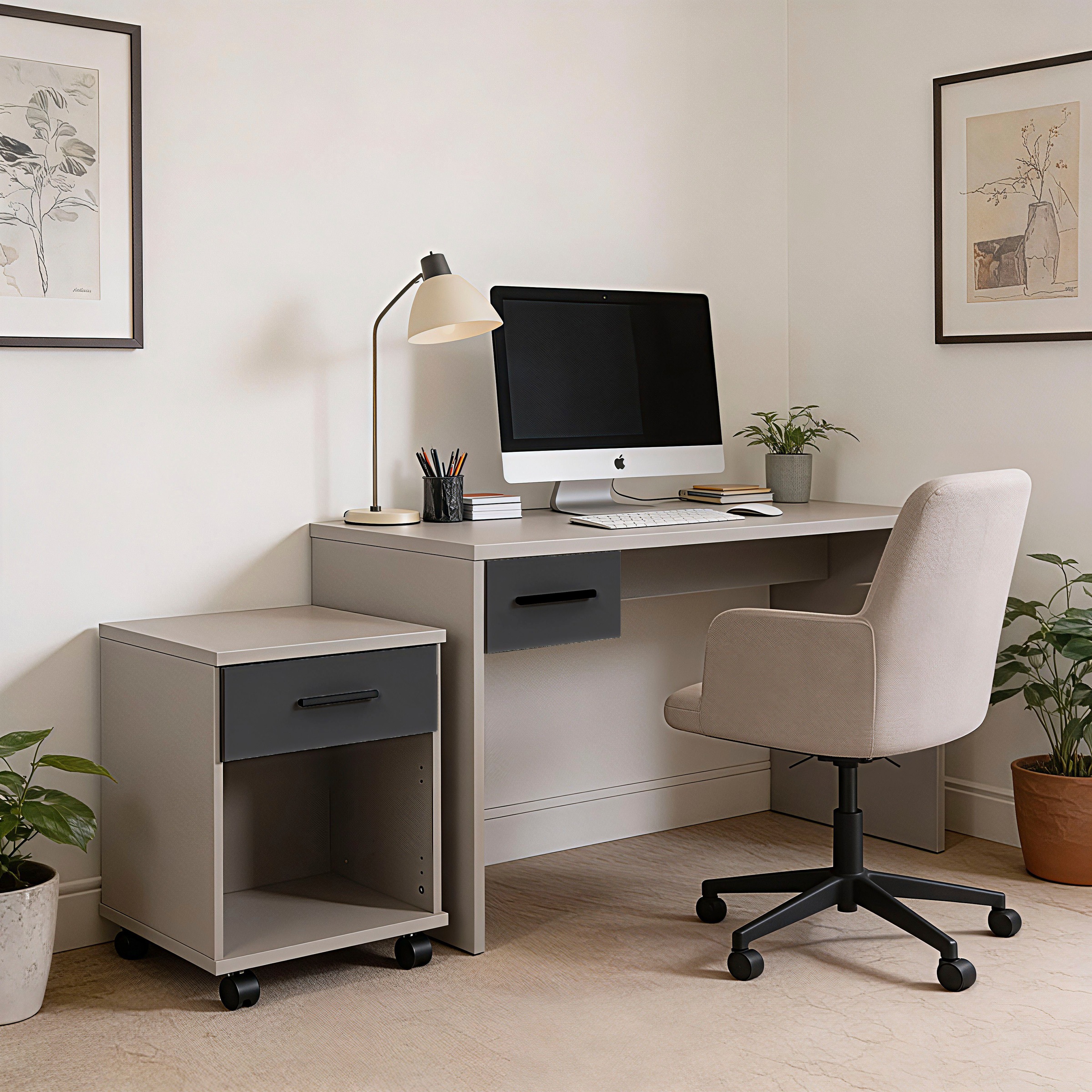 Wimex Rollcontainer »Bahamas, Rollwagen auf Kunststoffrollen, inkl. Schublade«