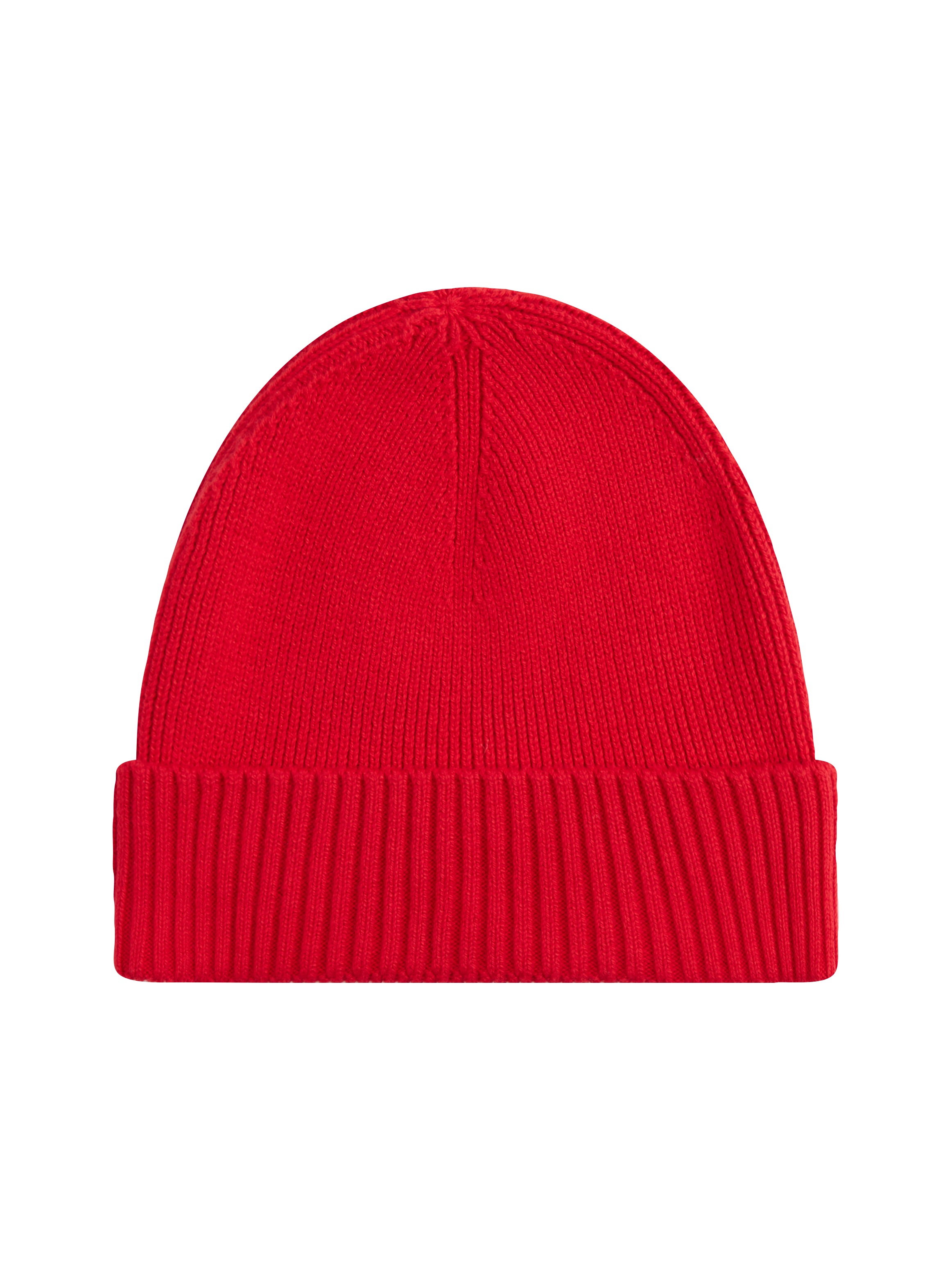 Tommy Hilfiger Strickmütze »TH FLAG PIMA COTTON BEANIE«, mit Logostickerei