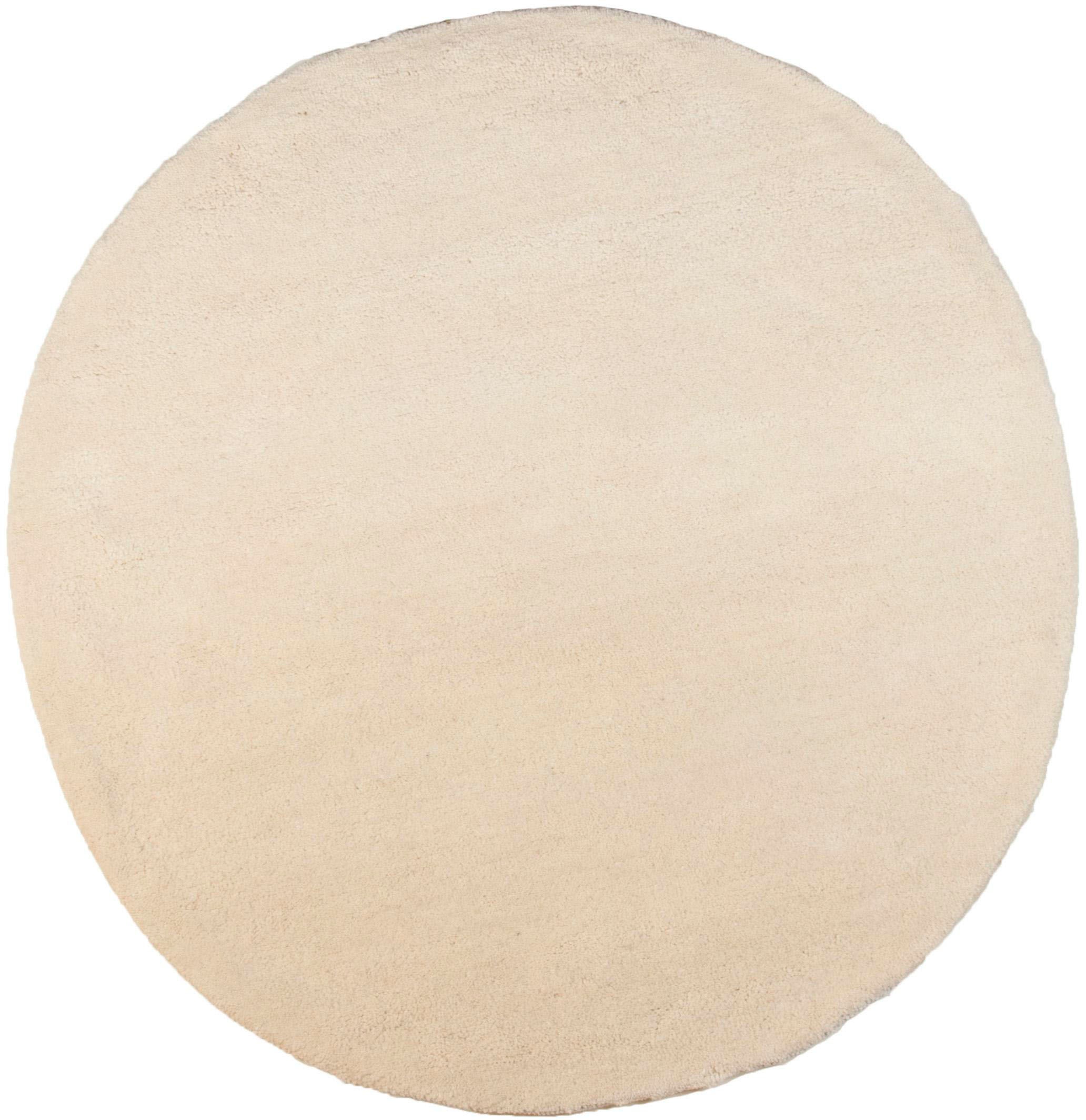 THEKO Wollteppich »Maloronga Uni« rund 24 mm Höhe echter Berber Teppich, reine Wolle, handgeknüpft