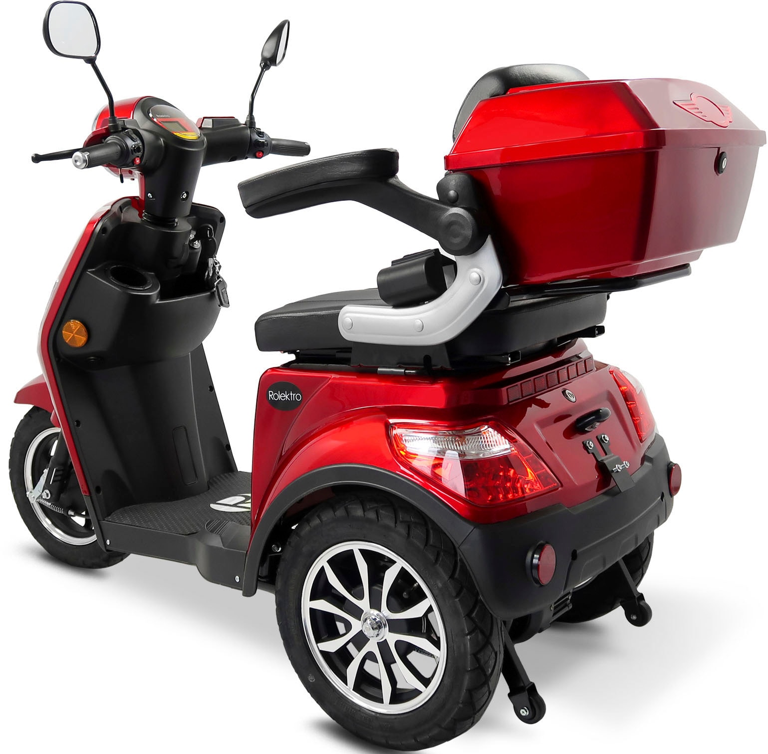 Rolektro Elektromobil »Rolektro E-Trike 15 V.3 Lithium«, (mit Topcase)