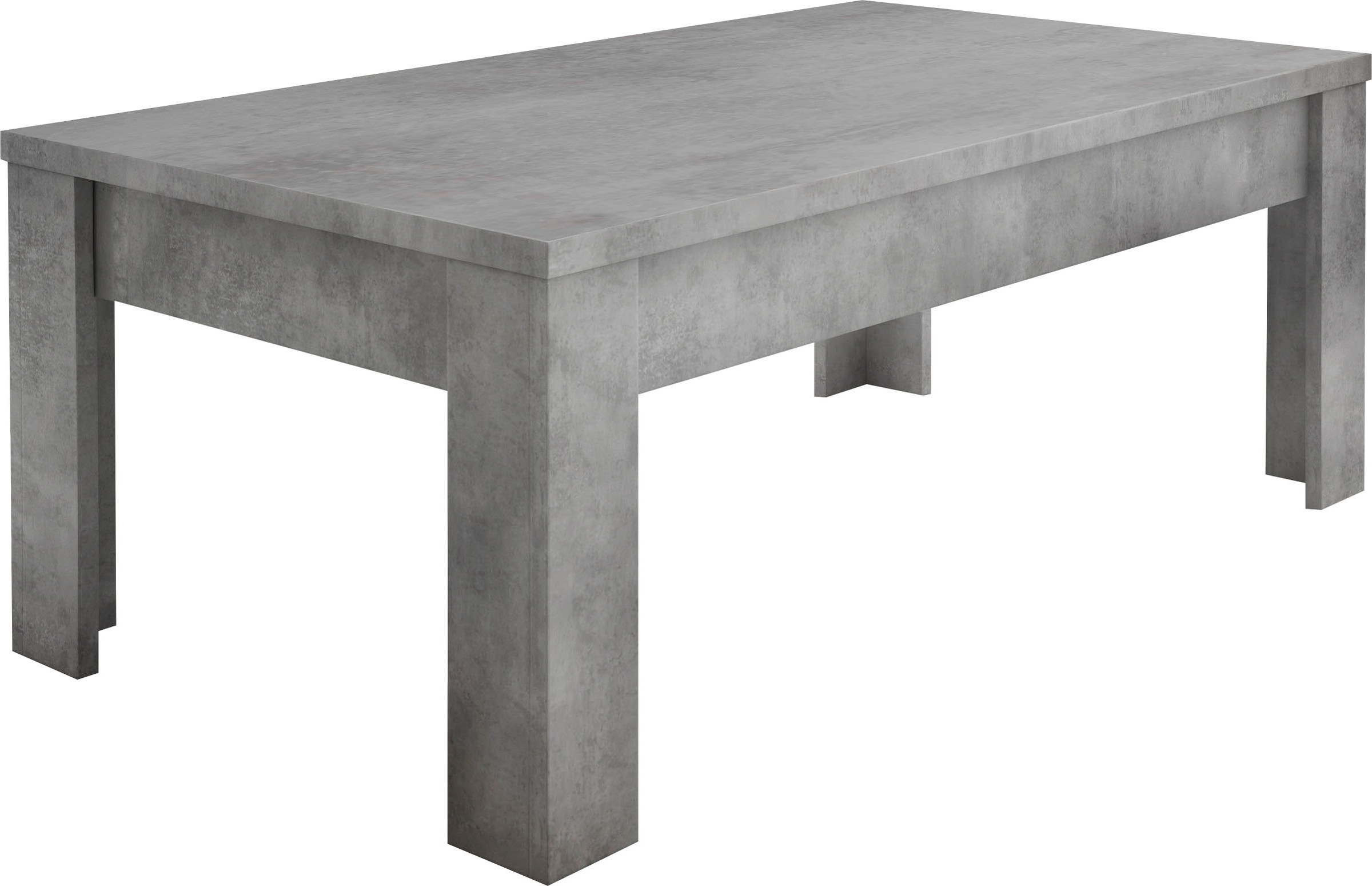 INOSIGN Couchtisch »Dama 122 x 65 cm, Wohnzimmertisch mit Winkelfuß«, Sofat günstig online kaufen