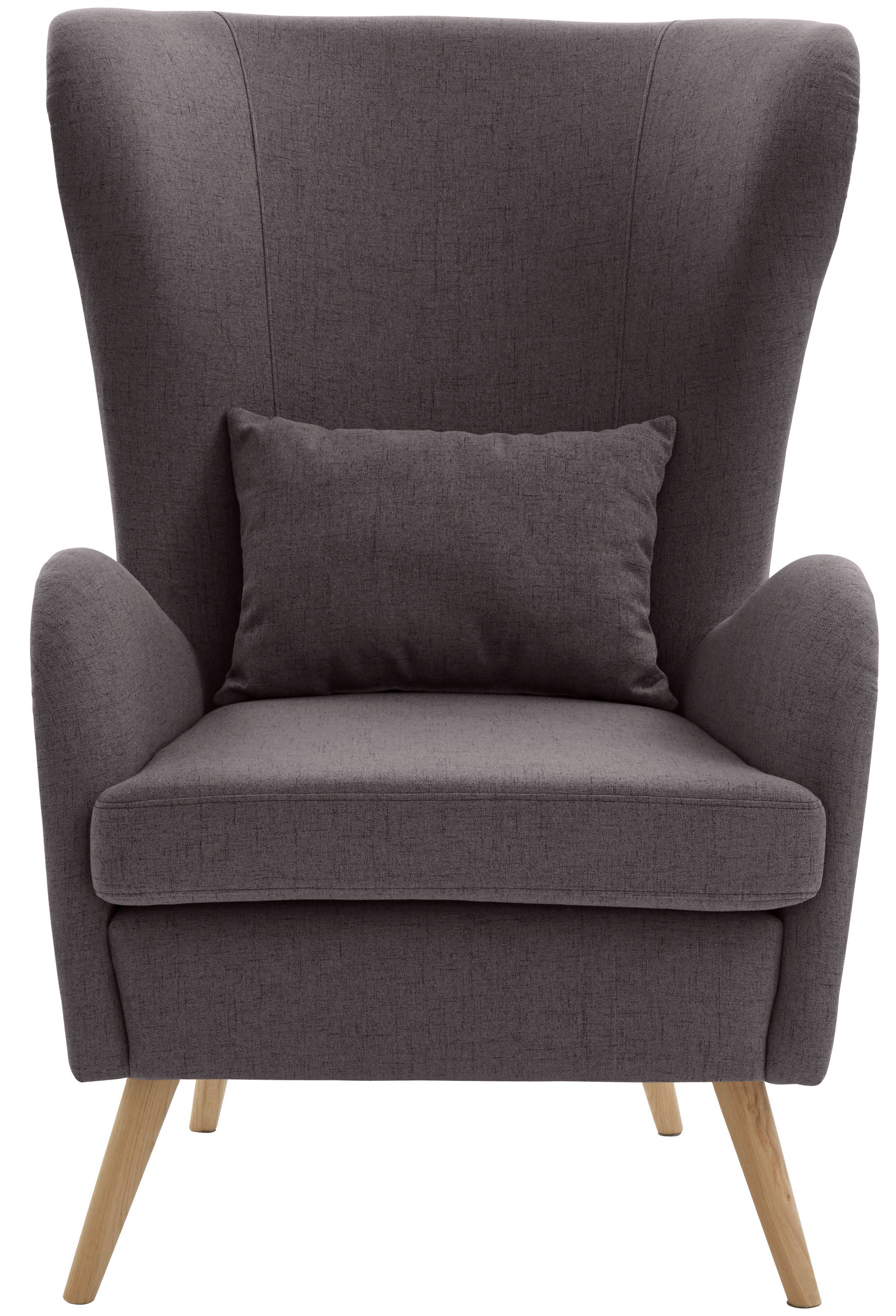Guido Maria Kretschmer Home&Living Sessel »Salla«, wahlweise mit oder ohne Hocker; großer Sessel: Maße B/T/H: 78/94/118cm