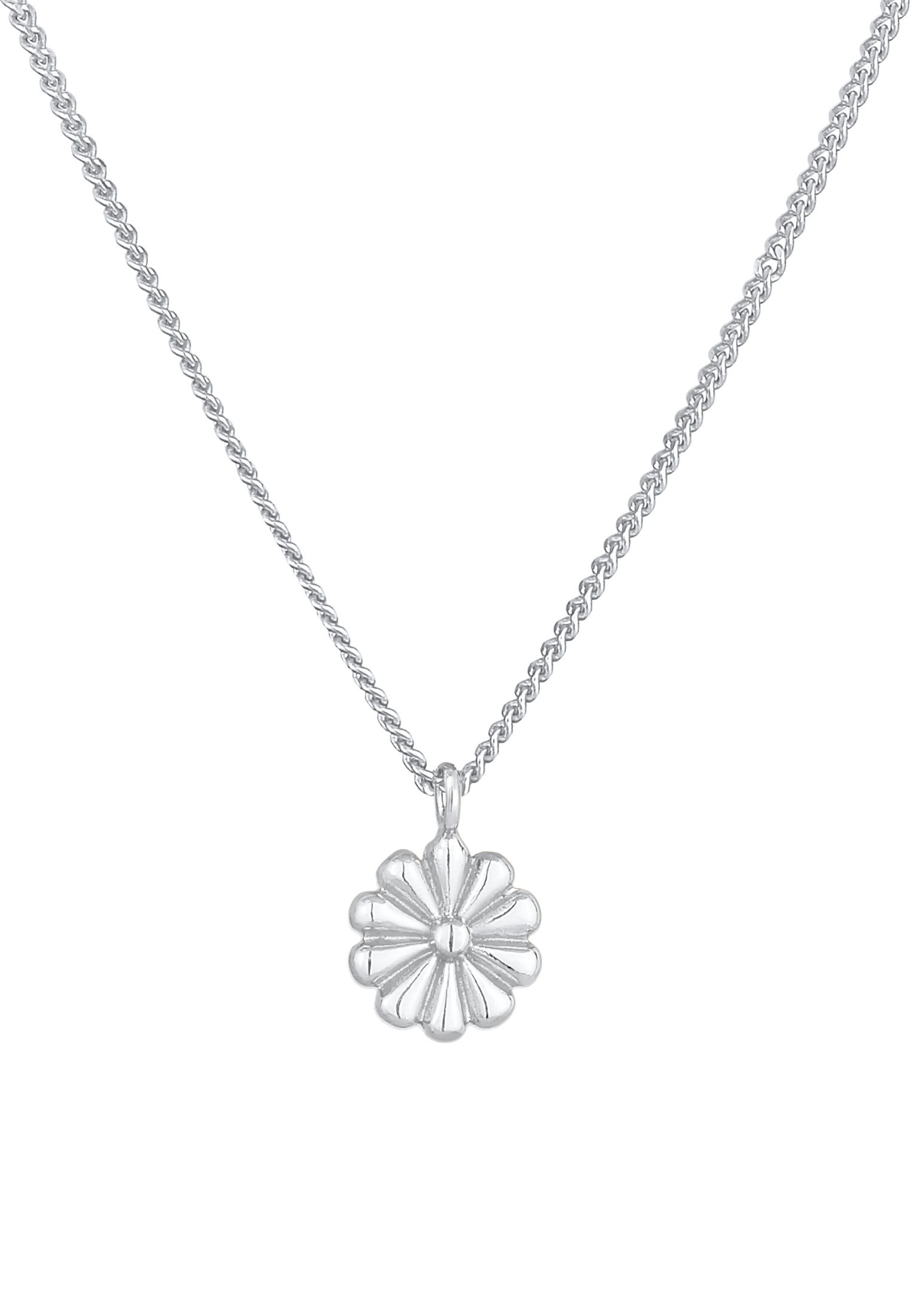 Elli Kette mit Anhänger »Blume Flower Floral 925 Silber«