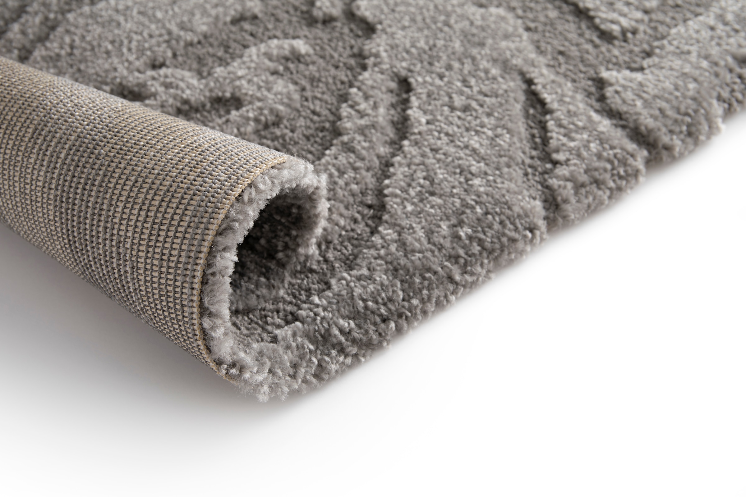 Primaflor-Ideen in Textil Teppich »COSMO Waves, Made in Belgium« rechteckig 14 mm Höhe modernes Design, Hoch-Tief Effekt, weicher Flor