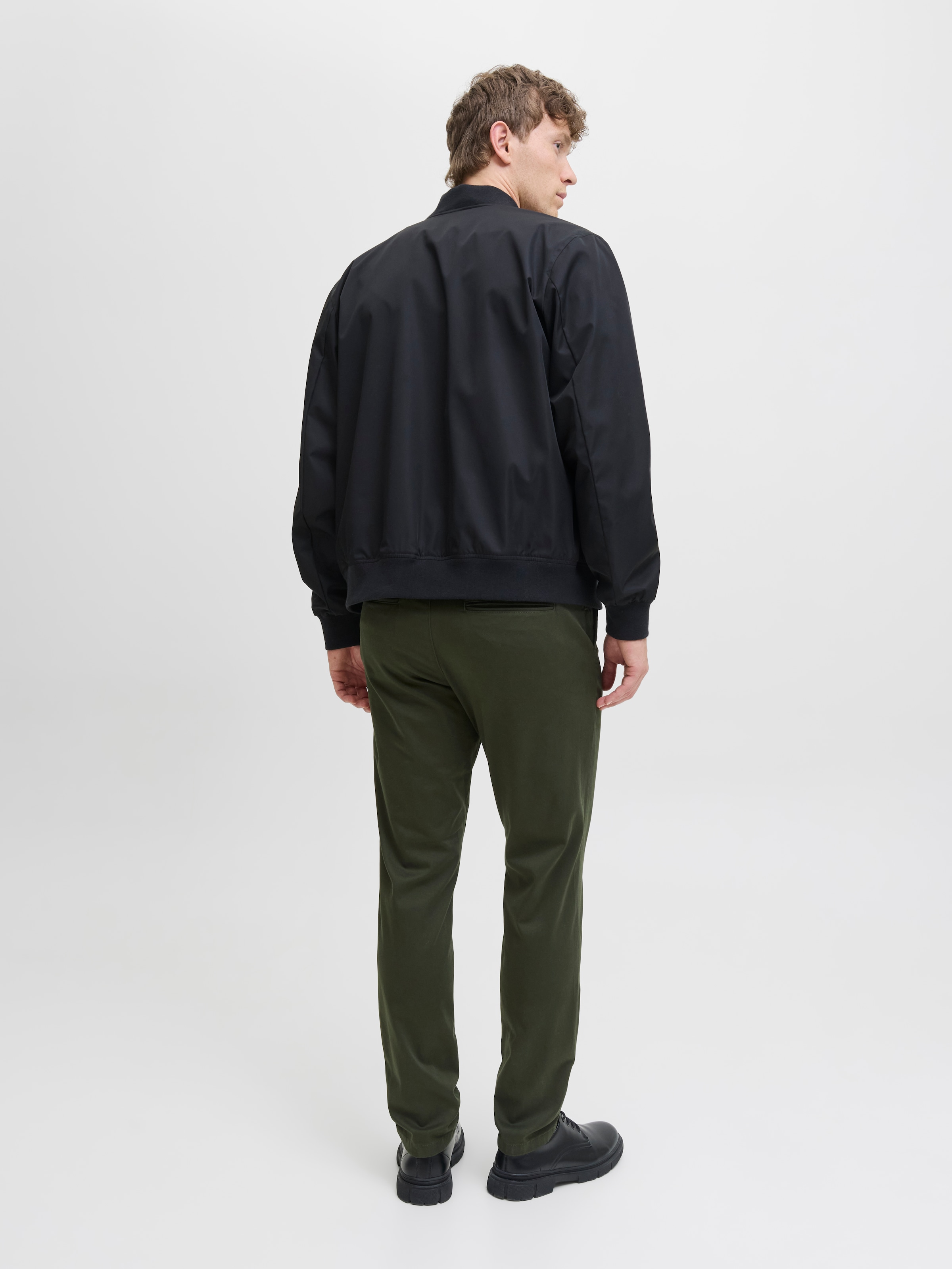 Jack & Jones Chinos »JPSTMARCO mit Stretchkomfort und schmalem Bein«, mit Reißverschluss