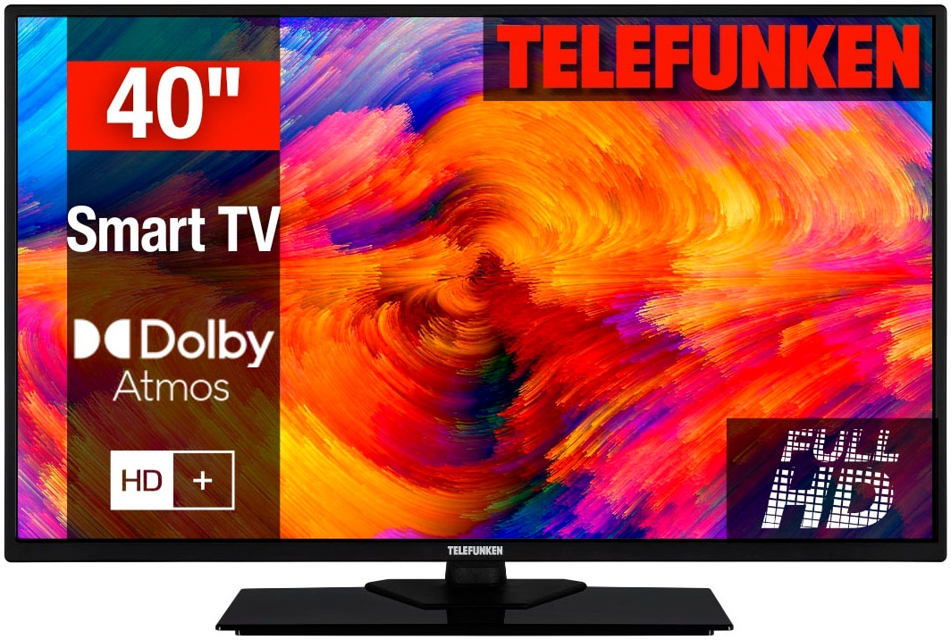 Telefunken LED-Fernseher, 102 cm/40 Zoll, Full HD, Smart-TV