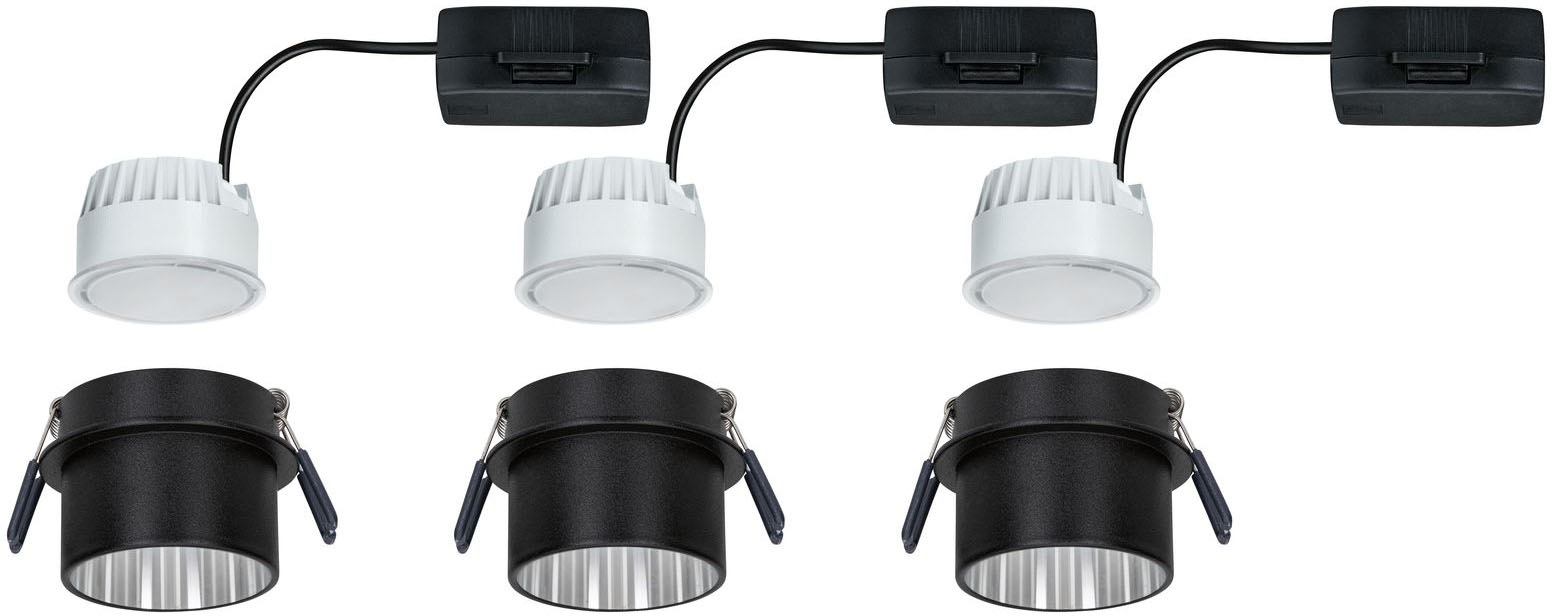 Paulmann LED Bad-Einbauleuchte »Gil«, 3er-Set, Schutzart IP44, 3-Stufen-dim günstig online kaufen