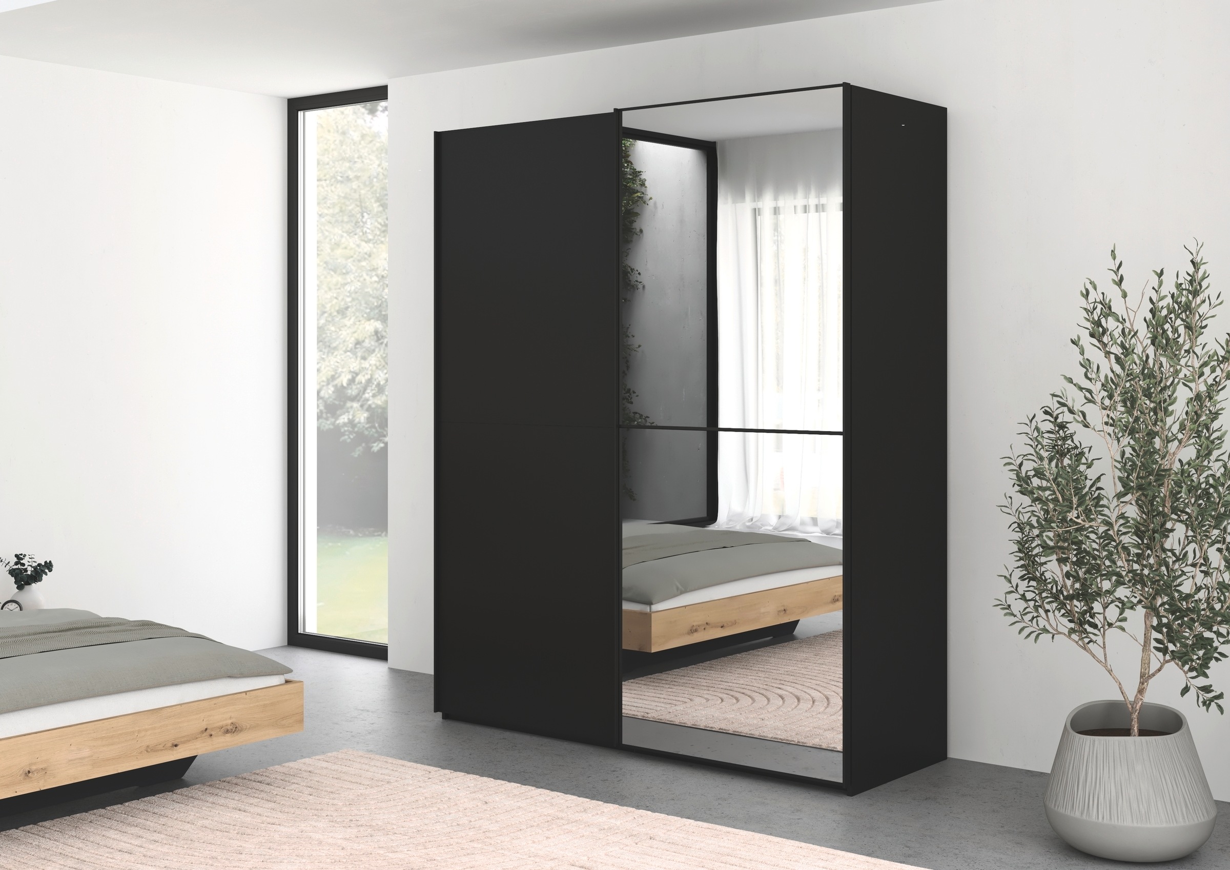 rauch Schwebetürenschrank »Kleiderschrank Schrank Garderobe Schlafzimmersch günstig online kaufen