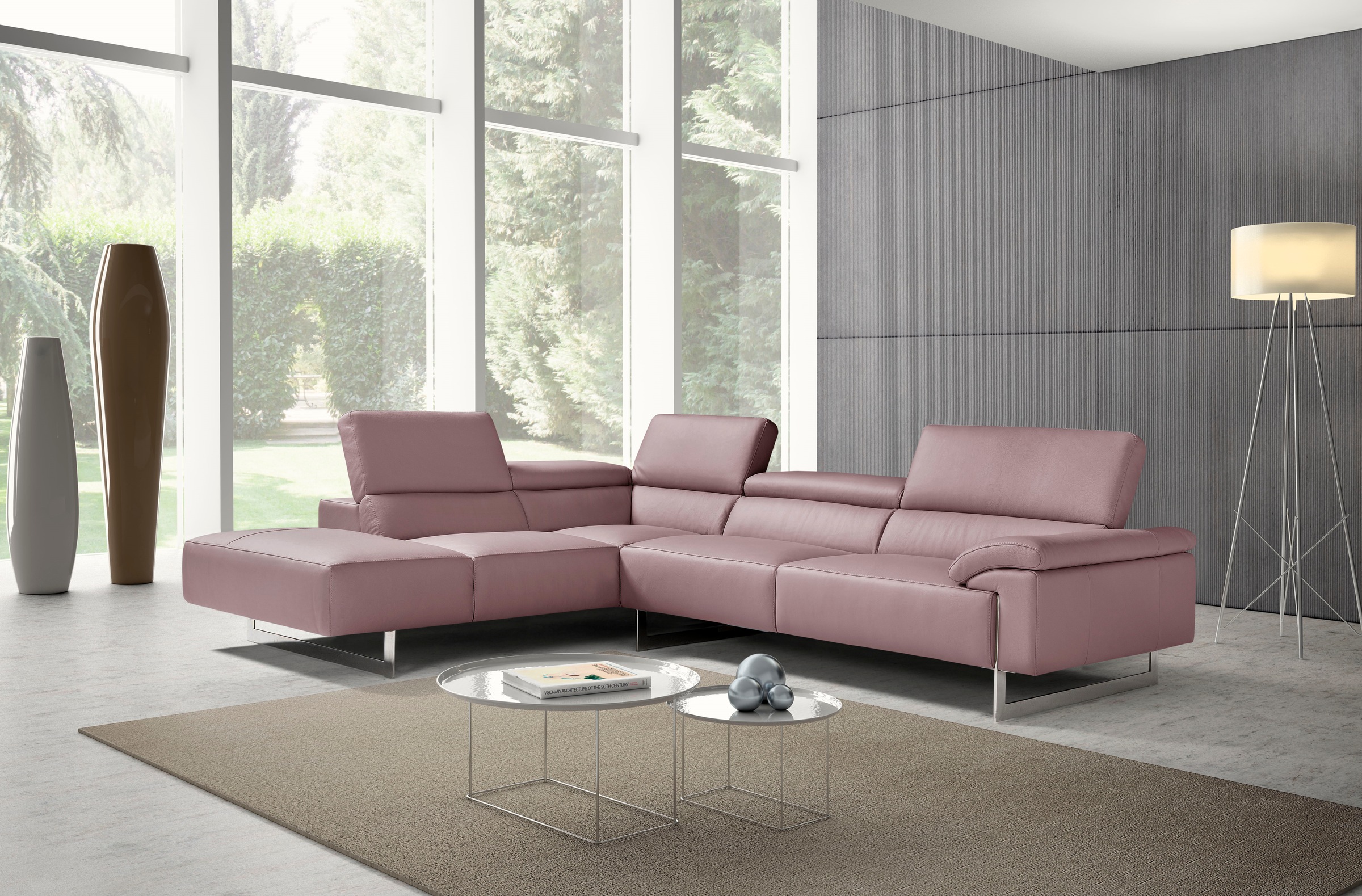 Egoitaliano Ecksofa "Malika, elegant und bequem, Designsofa, L-Form" mit Ot günstig online kaufen