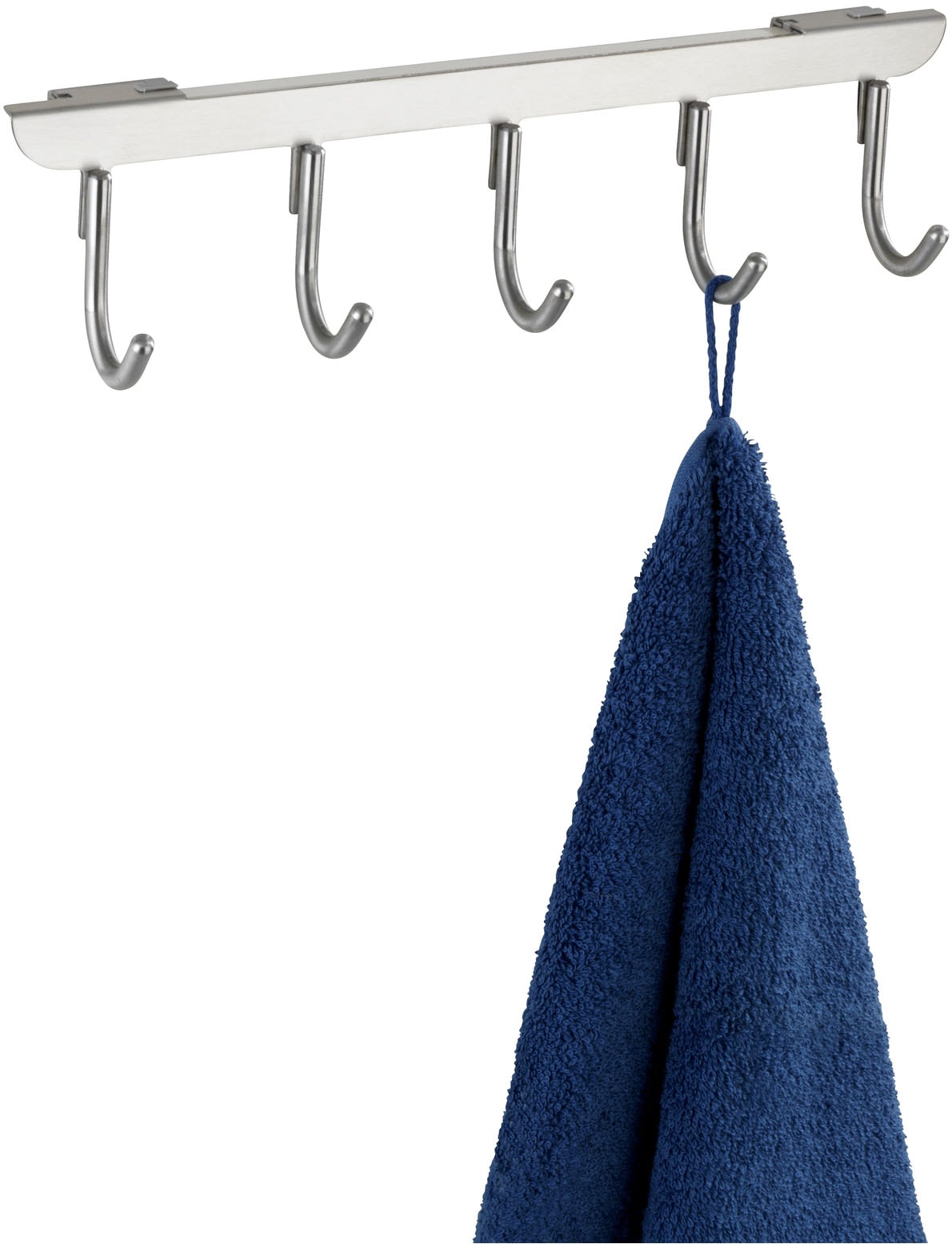 WENKO Türhaken »Modell Asola«, Türgarderobe, Hakenleiste mit 5 Haken, für Türfalzen von 2 und 4 cm