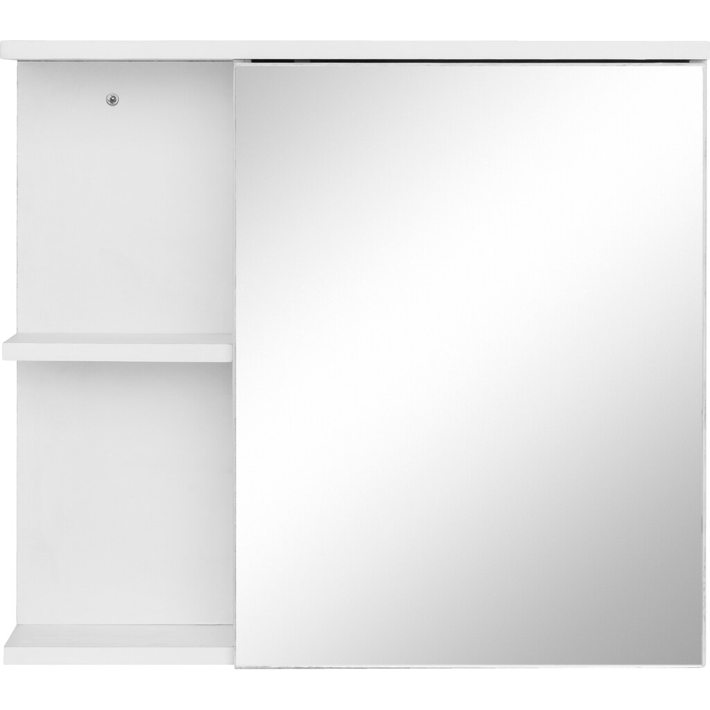 andas Badezimmerspiegelschrank »Stian«, mit Spiegeltür und Push-to-open Funktion, 1 Einlegeboden hinter den Tür, Breite 60 cm, Höhe 53 cm