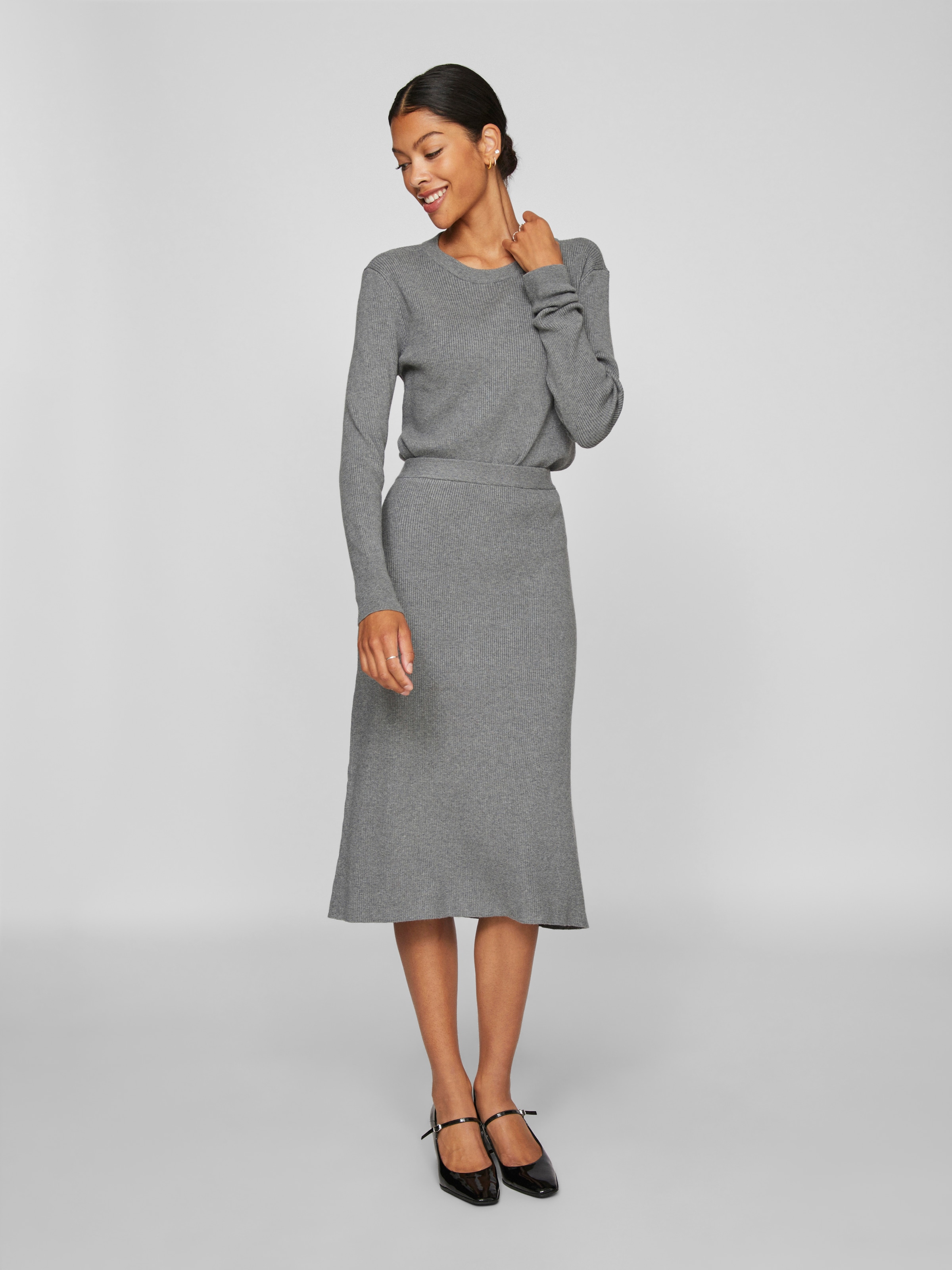 Vila Strickrock »VICOMFY A-LINE KNIT SKIRT- NOOS«