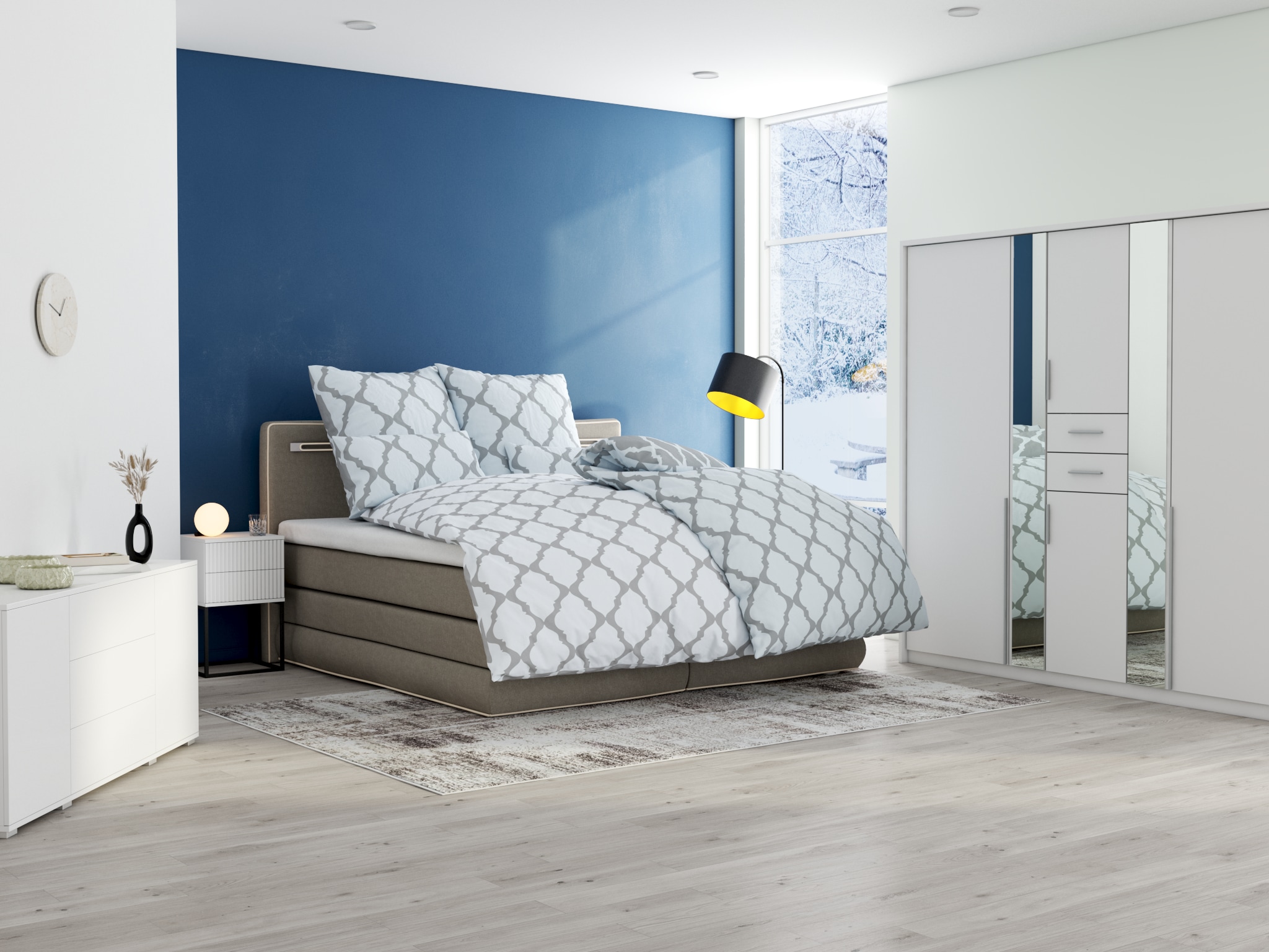 my home Teppich »Salsa« rechteckig 9 mm Höhe mit besonders weichem Flor, Kurzflor, im Vintage-Look, dichte Qualität