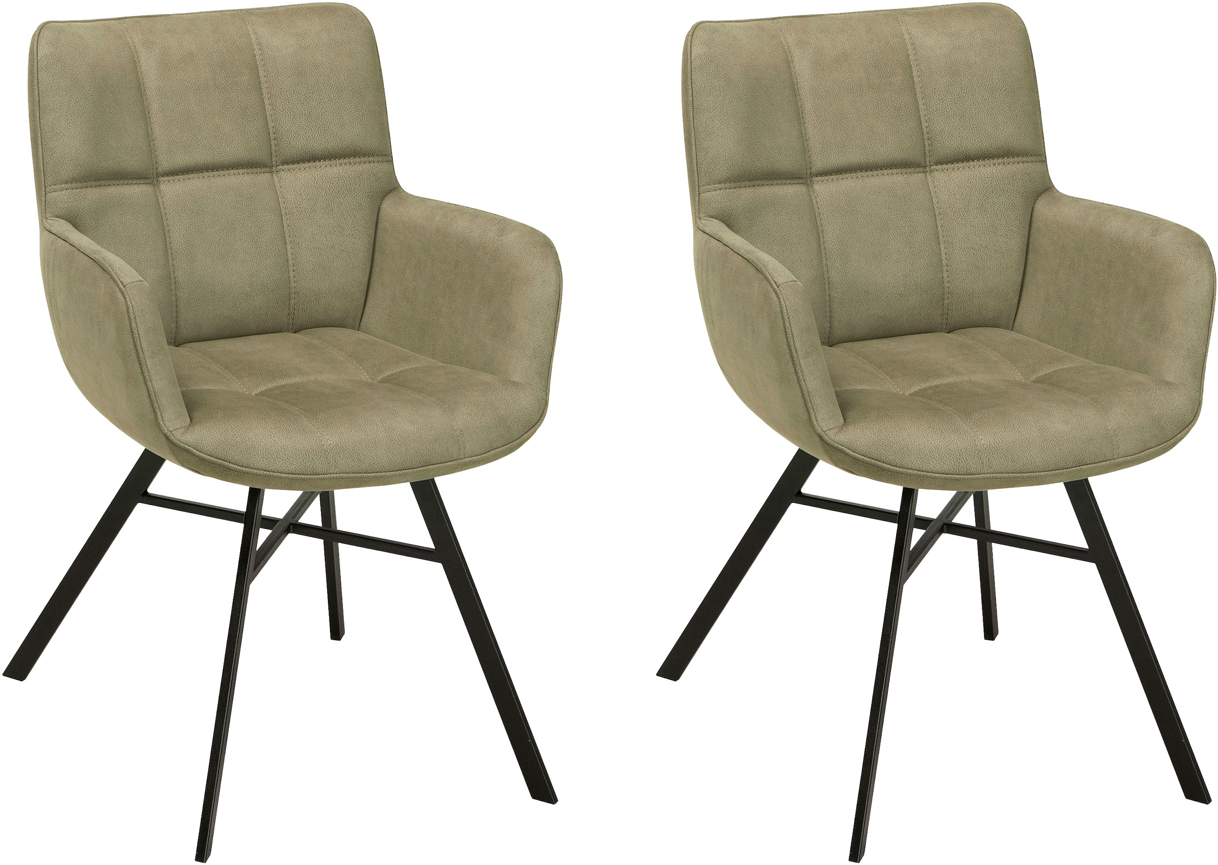 OMG Design Armlehnstuhl »Marcon« (Set) 2 Stk.Esszimmerstuhl, pflegeleichter günstig online kaufen