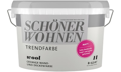 SCHÖNER WOHNEN-Kollektion Wand- und Deckenfarbe »Trendfarbe«, 1 Liter, Wool,... kaufen