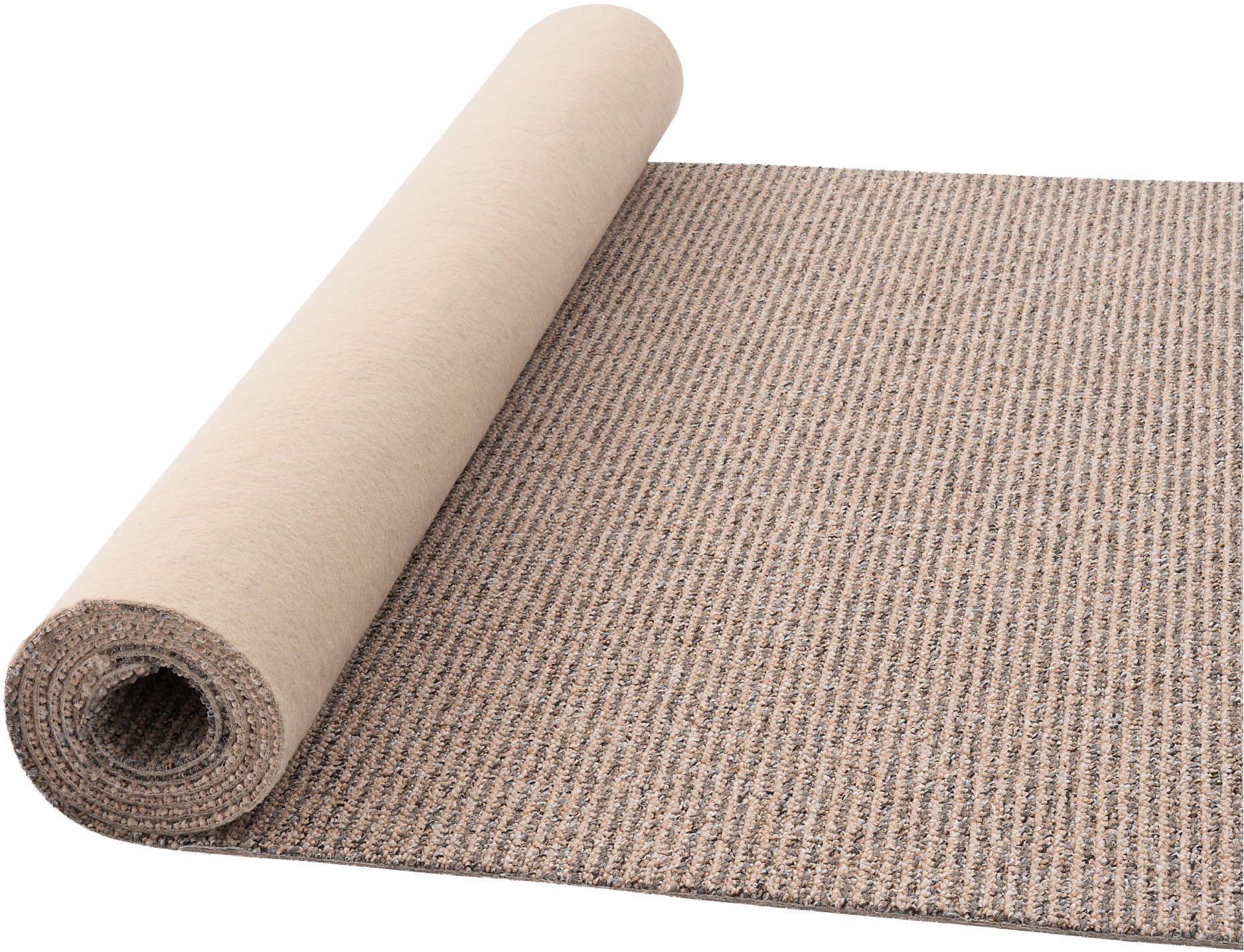 my home Teppich »Ruva«, rechteckig, 6 mm Höhe, strukturierte Oberfläche, Breite 400 cm, strapazierfähig, Wohnzimmer