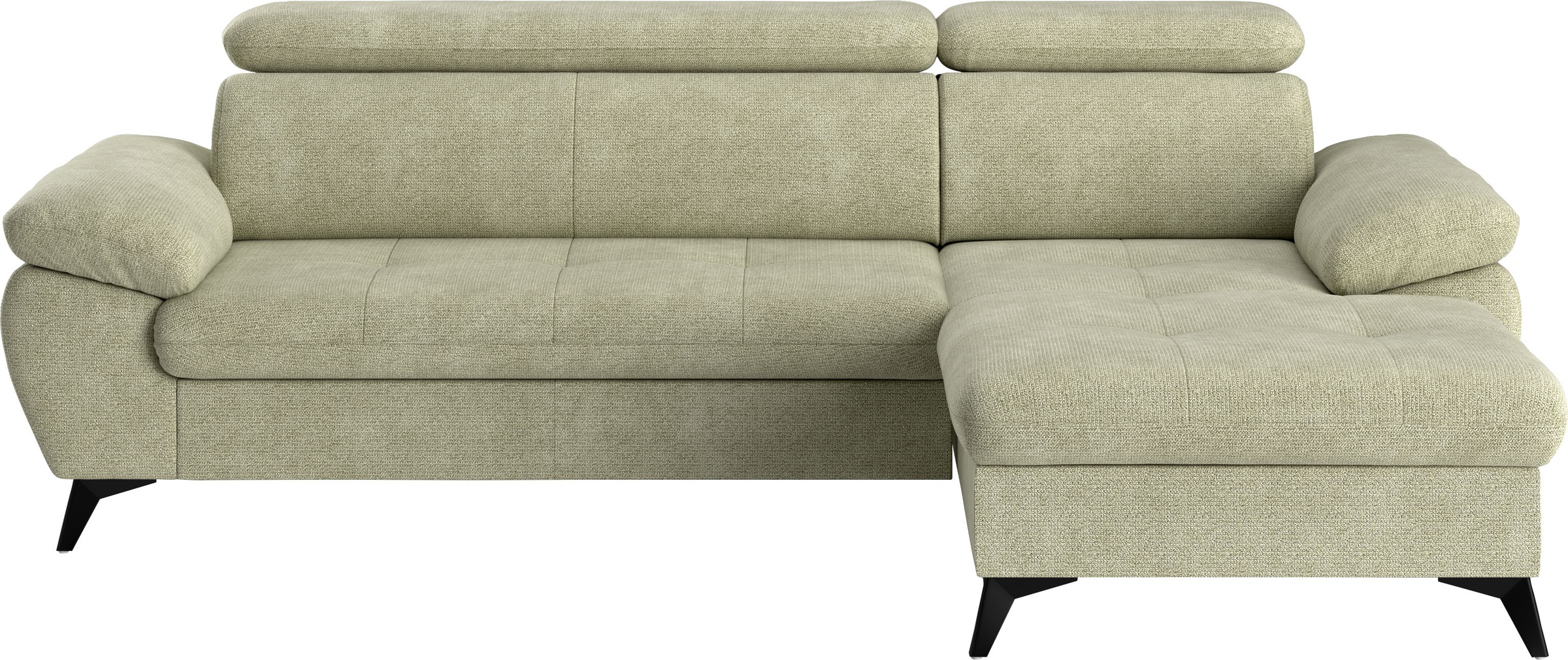 COTTA Ecksofa "Hudson L-Form" mit Kopfteilverstellung, wahlweise mit Bettfu günstig online kaufen