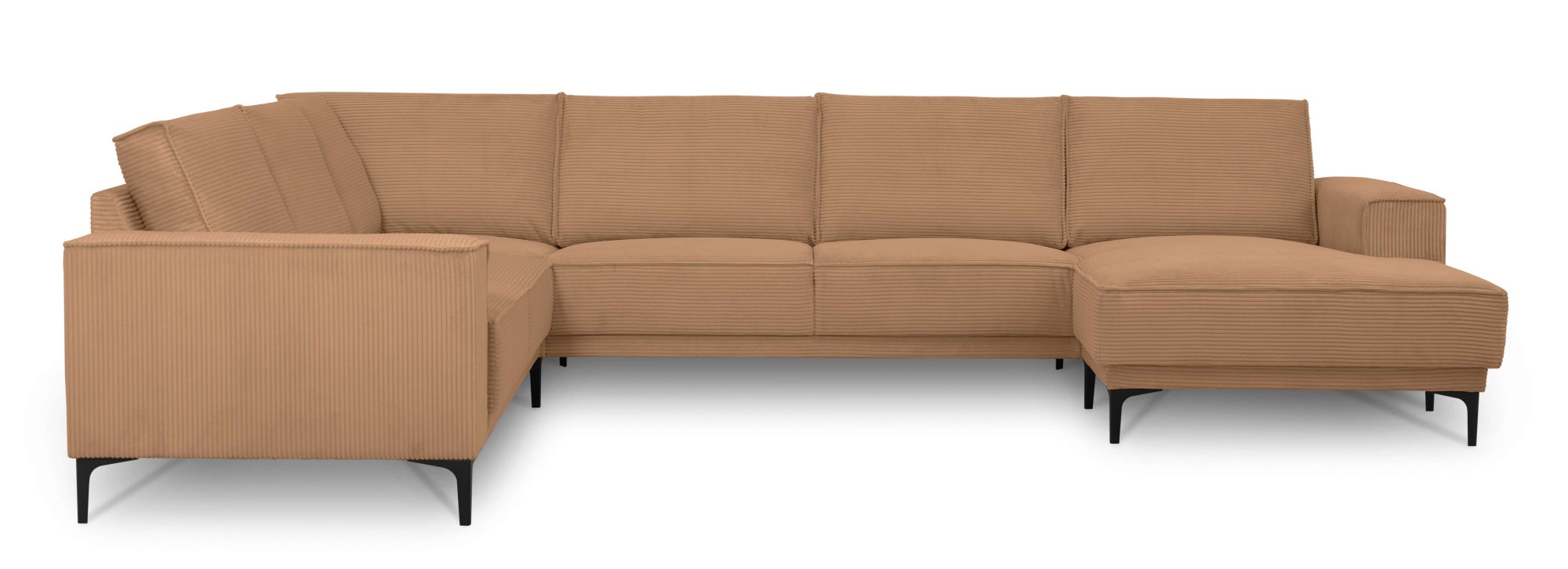 PLACES OF STYLE Wohnlandschaft »XXL Sofa Oland, Struktur, Flachgewebe, Luxu günstig online kaufen