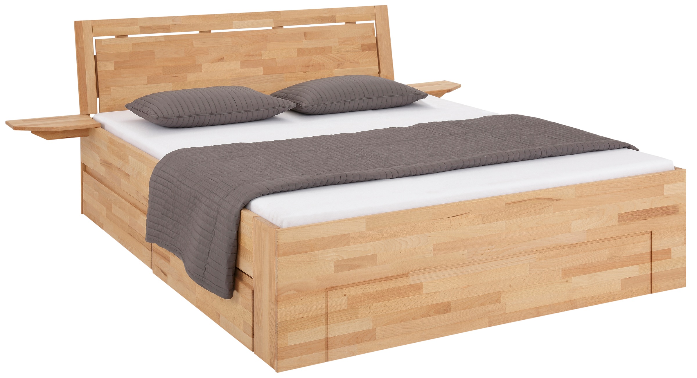 OTTO home Massivholzbett "Sabrina" Stauraumbett mit hoher Stabilität, INKLU günstig online kaufen