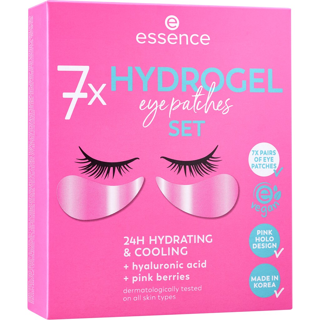 Essence Augenpads »HYDROGEL eye patches«, (Set, 7 tlg.)