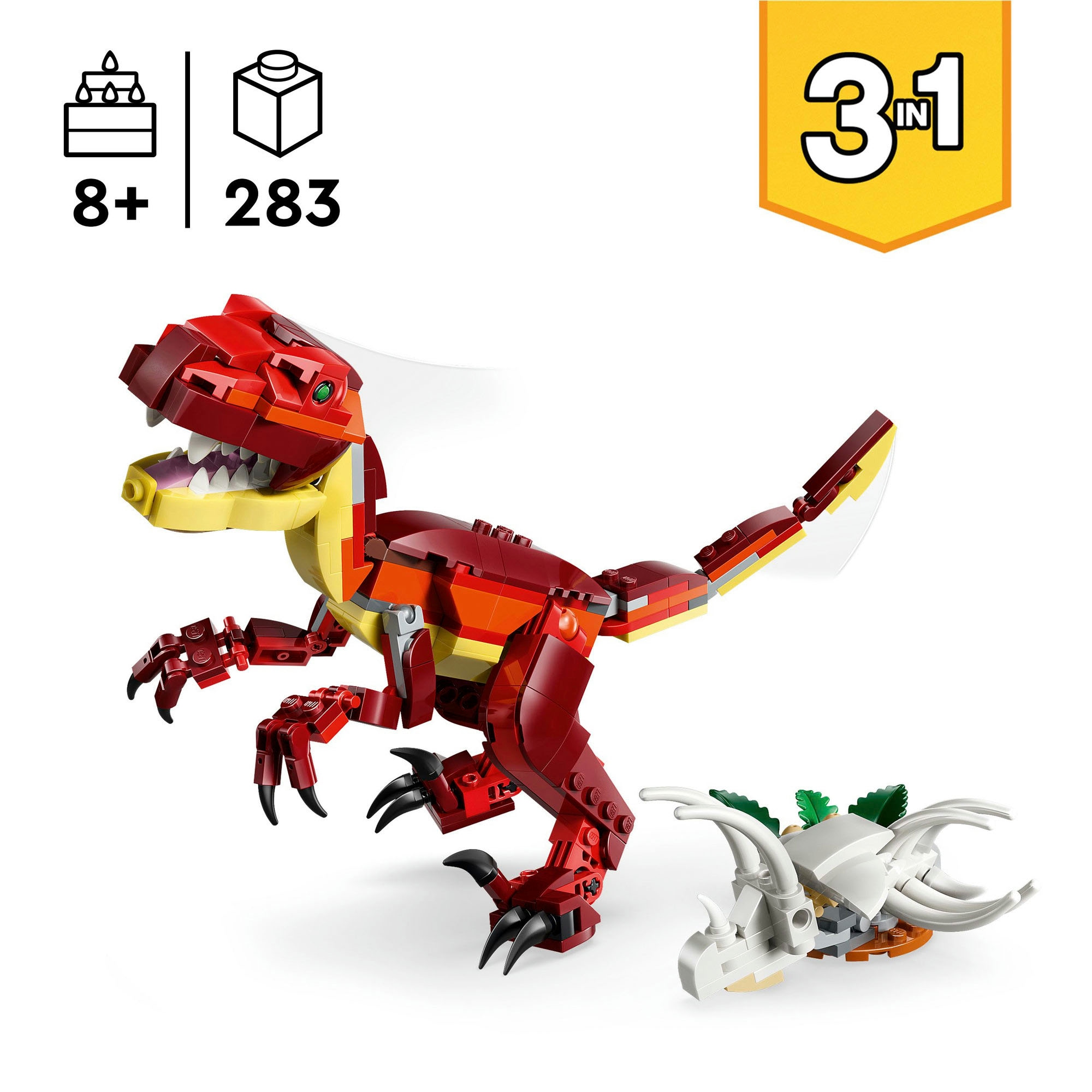 LEGO® Konstruktionsspielsteine »Wilder Dinosaurier (31379), LEGO Creator« Made in Europe