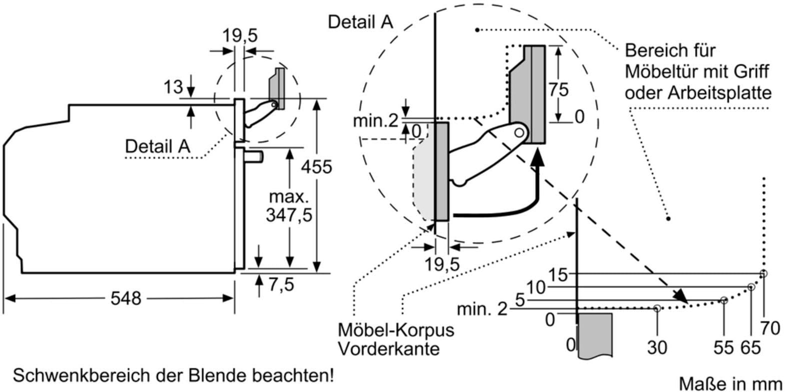 15. Bild von BOSCH Dampfbackofen »CSG636BS3«, 8, CSG636BS3, mit Teleskopauszug nachrüstbar, ecoClean Direct, mit softClose