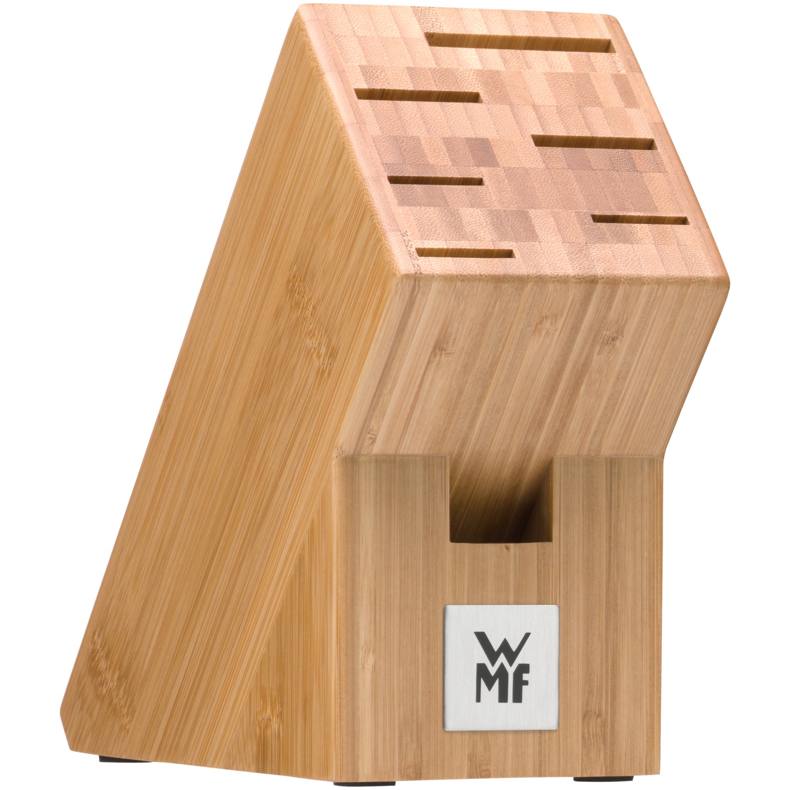 WMF Messerblock »Profi Select« 7 Stk. Messerklingen aus rostfreiem Spezialklingenstahl, Messerblock  aus Bambus
