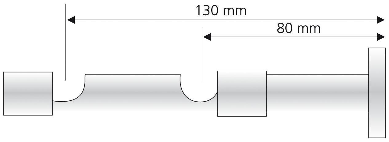 Liedeco Doppelträger für Gardinenstangen Ø 16 mm günstig online kaufen