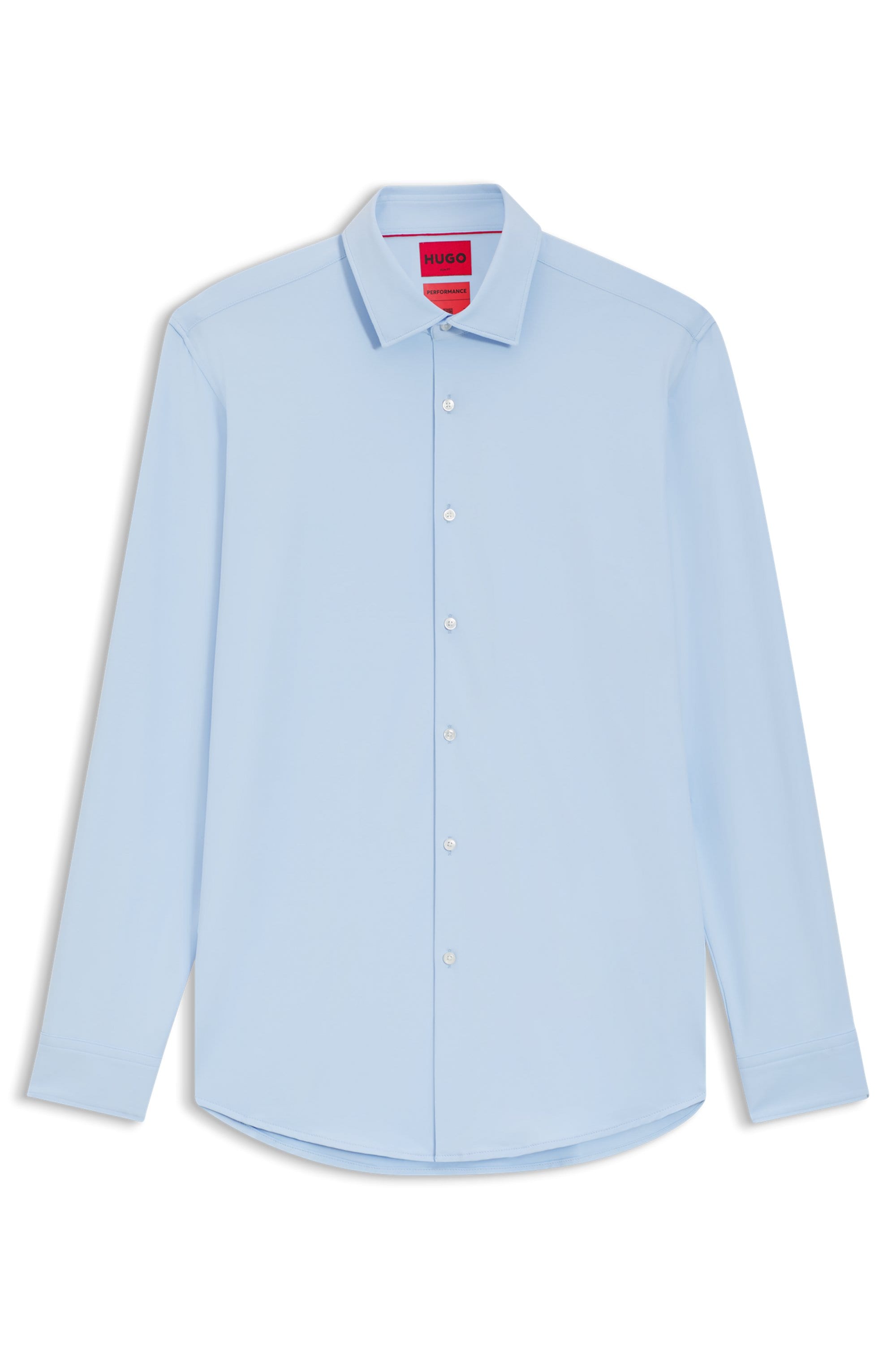 HUGO Businesshemd »Kenno« Stretch-Jersey, Slim Fit, Kentkragen