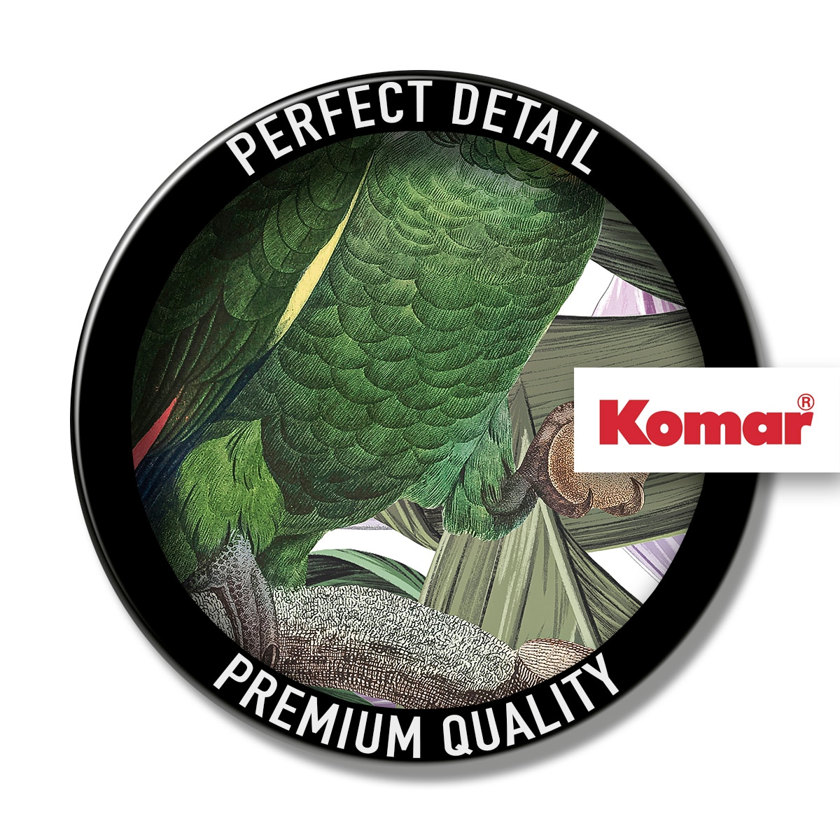 Komar Leinwandbild »Hibiscus Flirt - Größe 40 x 40 cm« Natur 1 Stk. tlg. Keilrahmenbild mi Echtholzrahmen