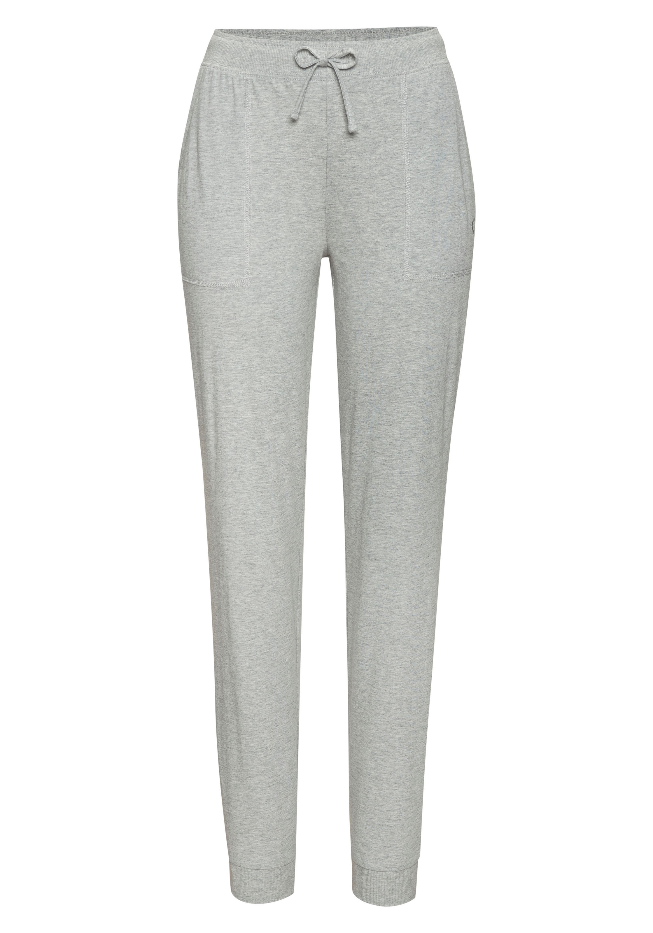 Vivance Dreams Pyjama, (2 tlg.), mit schönem Melangeeffekt
