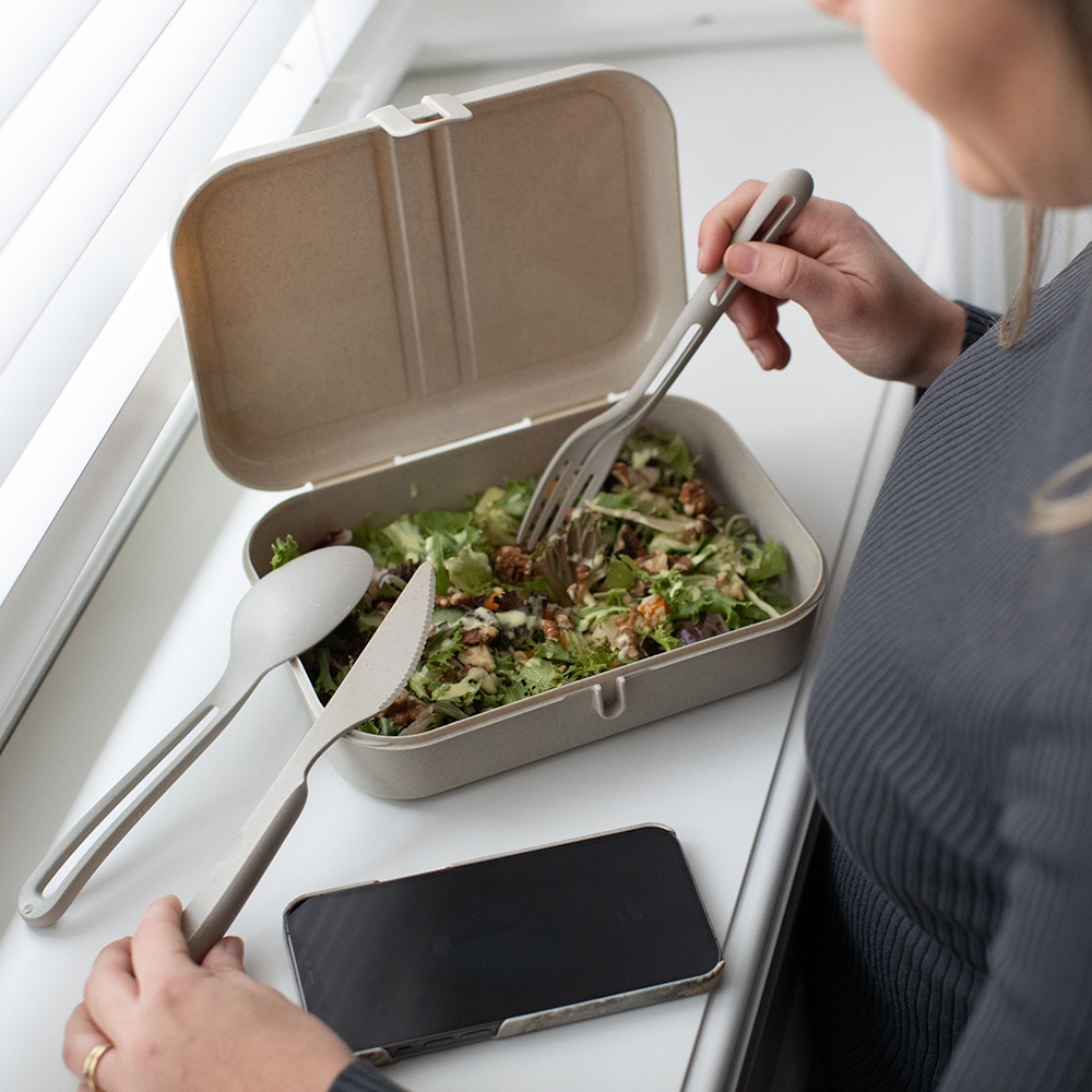 KOZIOL Lunchbox »PASCAL L Lunchbox mit Trennsteg« 1 tlg. spülmaschinengeeignet, mikrowellengeeignet