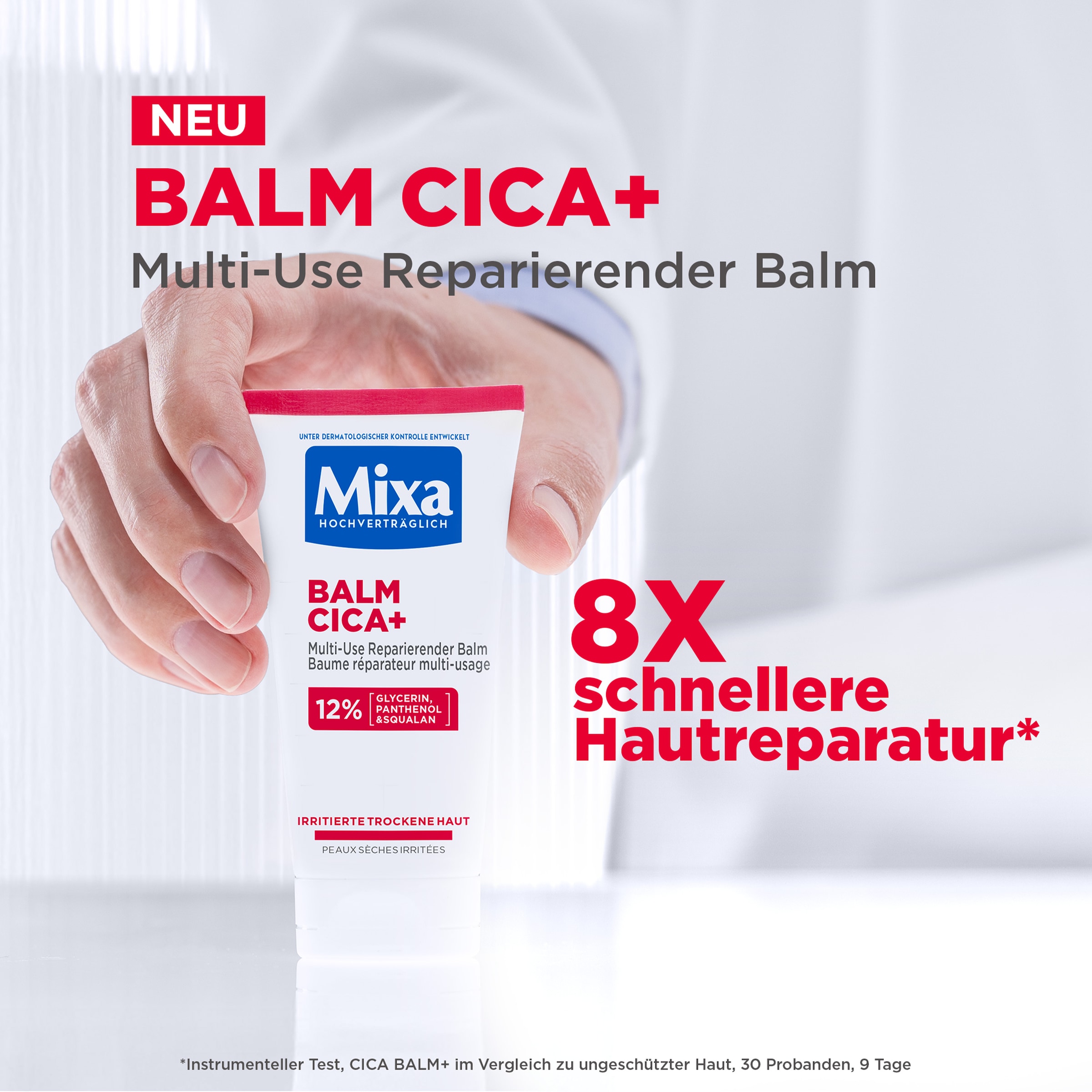 Mixa Körperbalsam »Mixa Balm Cica+ Multi-Use Reparierender Balm«