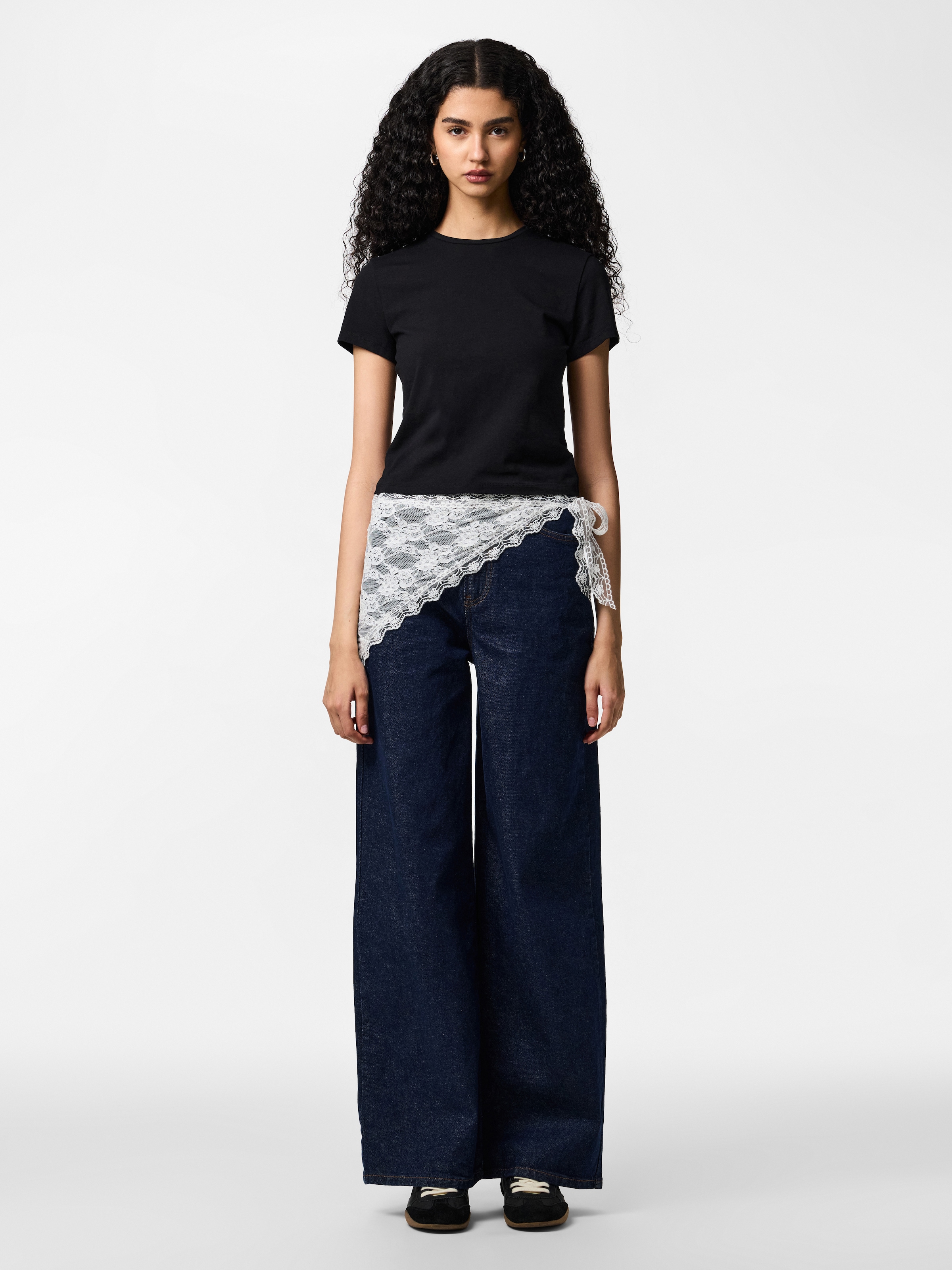 pieces Kurzarmshirt »PCAMELIA BABY TEE 2-PACK JRS NOOS BC« 2er-Pack,  mit klassischen Farben